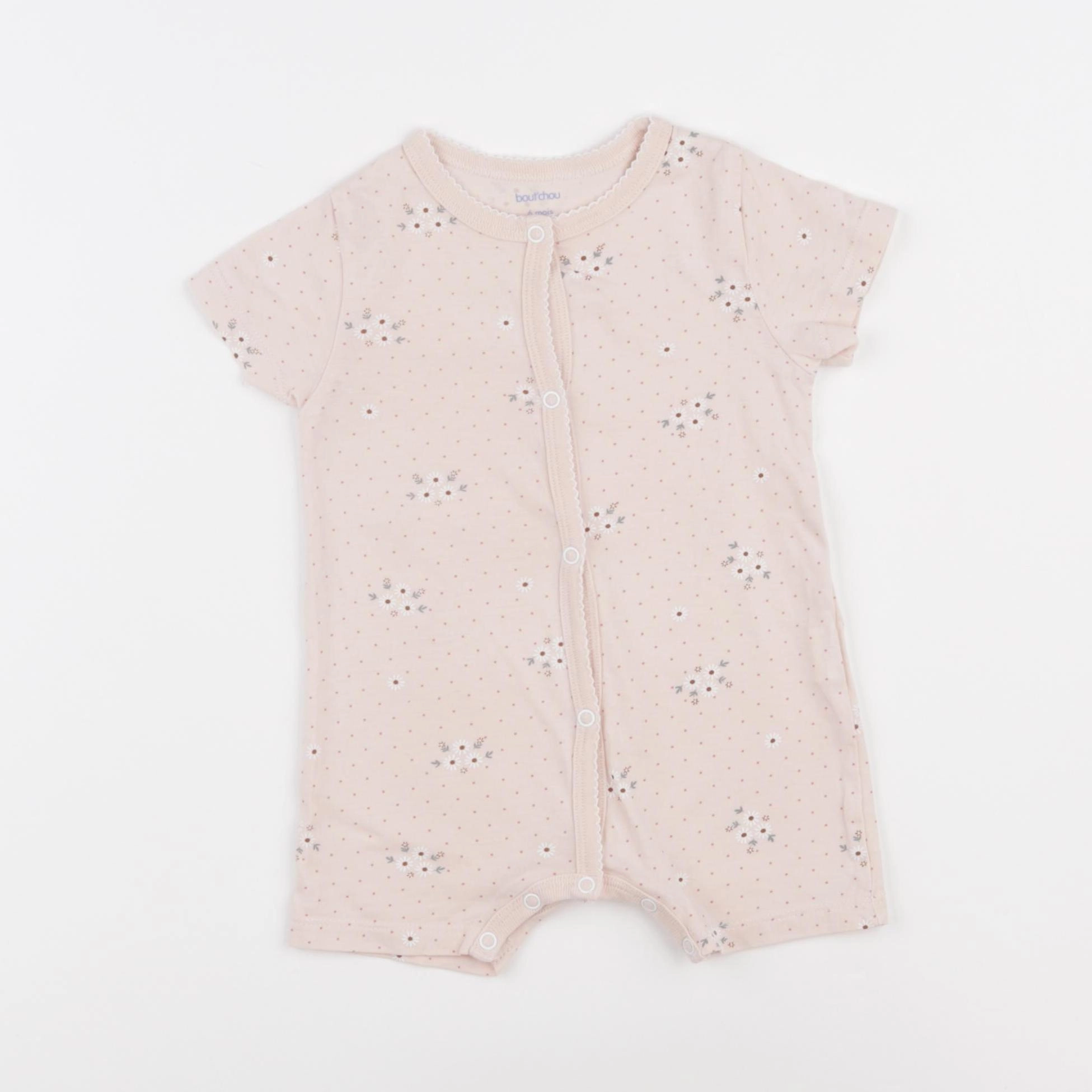 Boutchou - combinaison rose - 6 mois