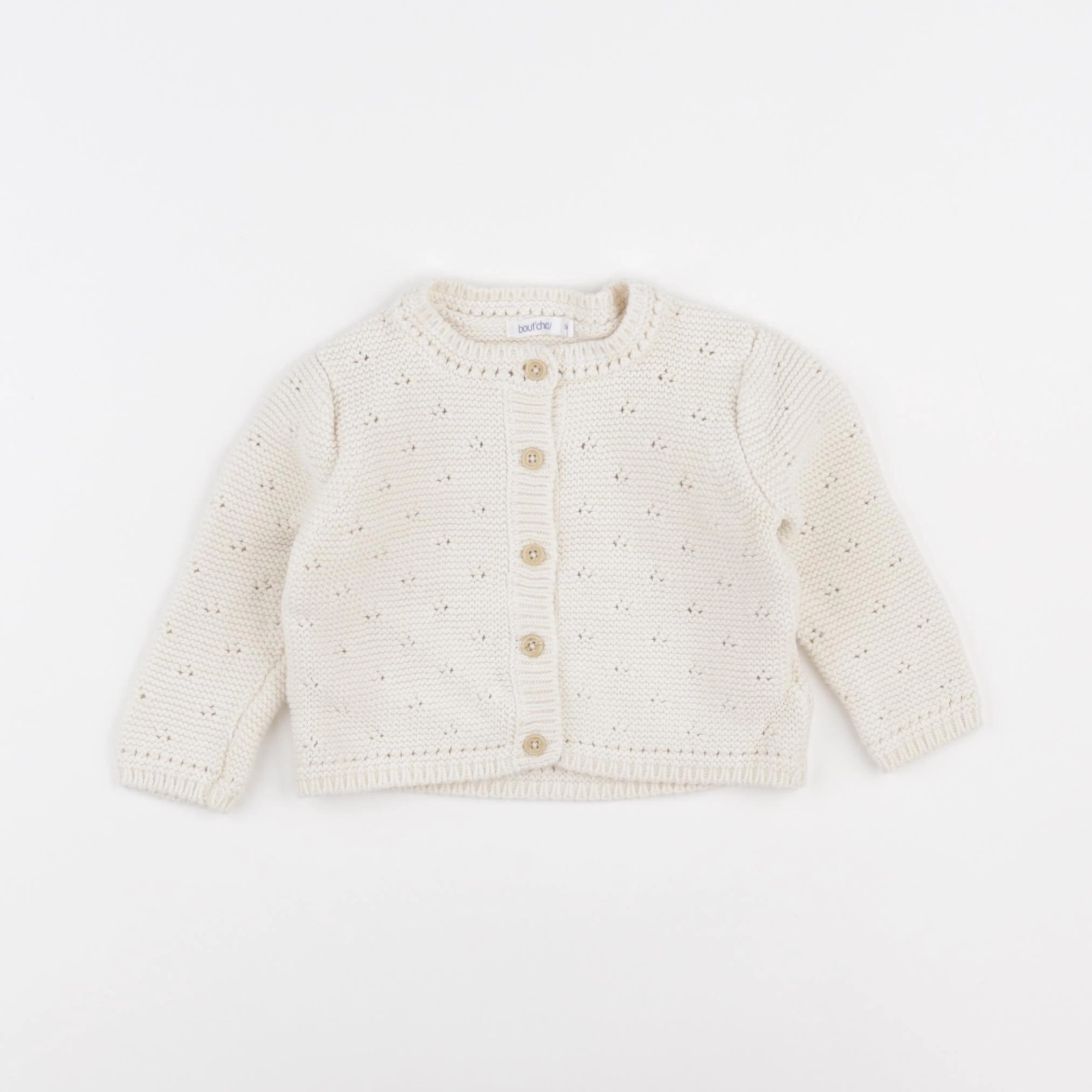 Boutchou - gilet beige - 6 mois