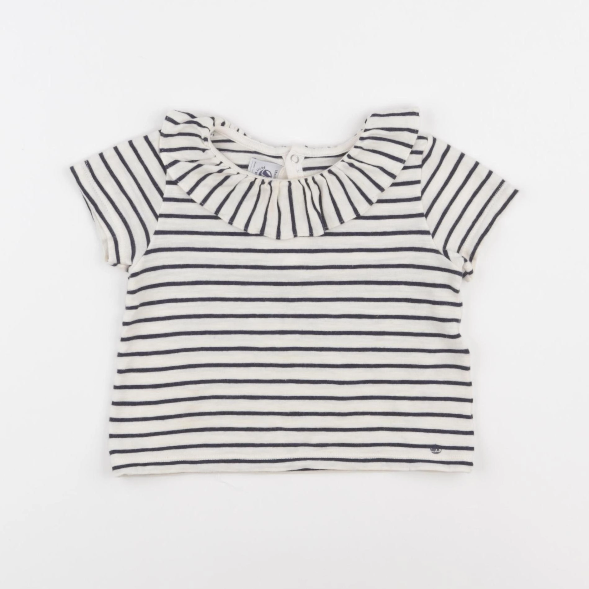 Petit Bateau - tee-shirt beige, bleu - 18 mois