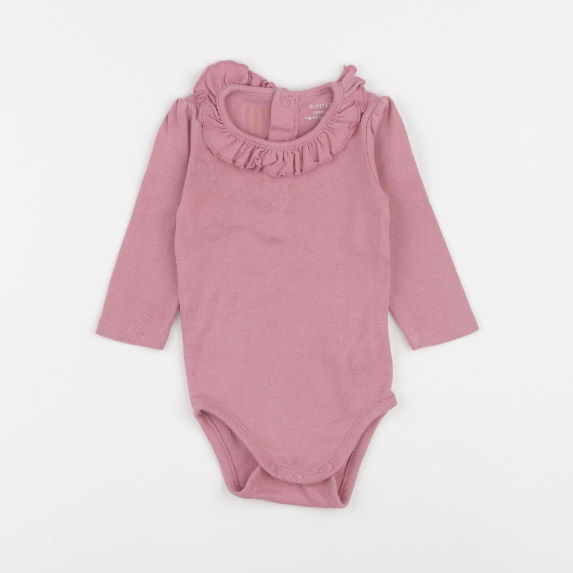 Boutchou - body à col rose - 6 mois