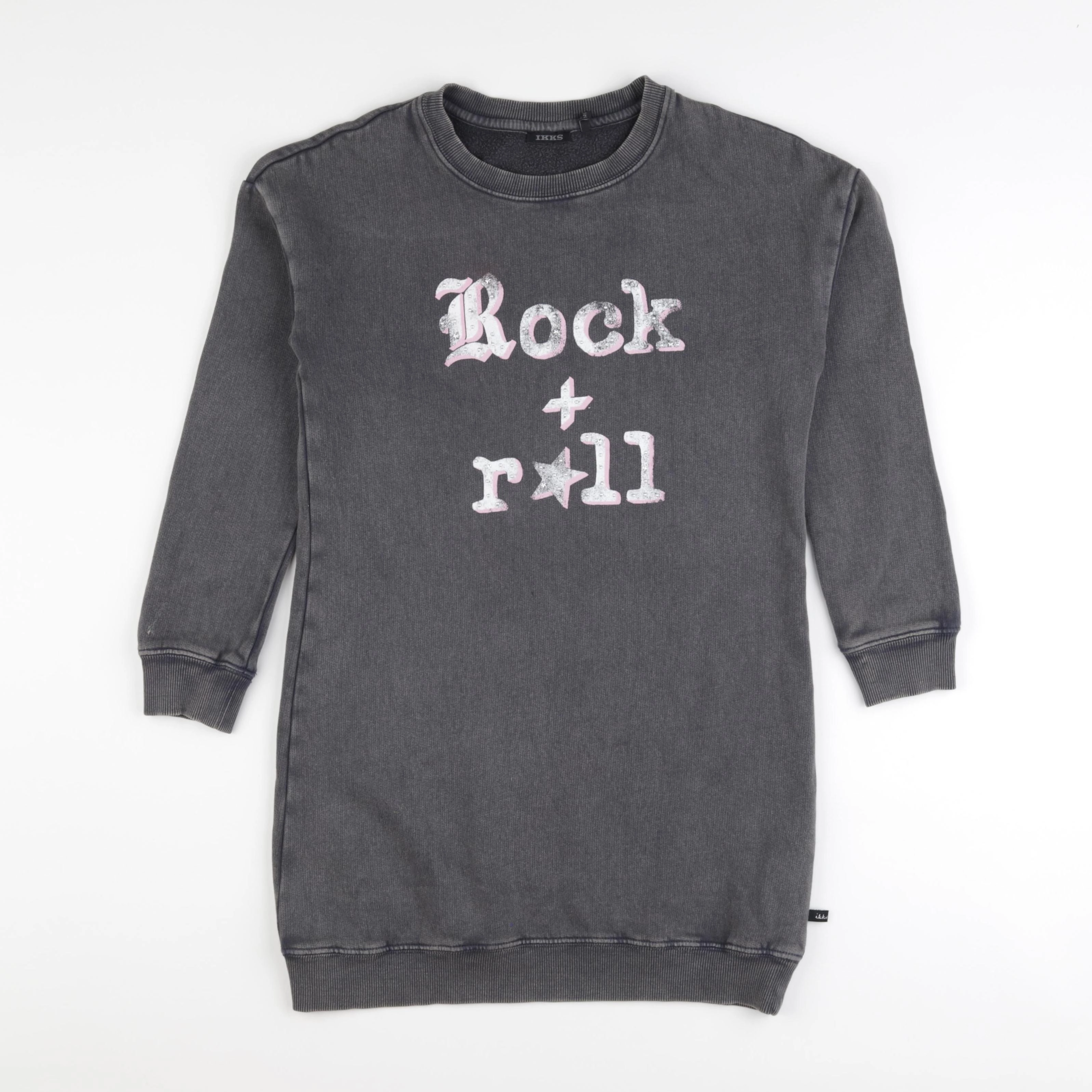 IKKS - robe gris - 10 ans