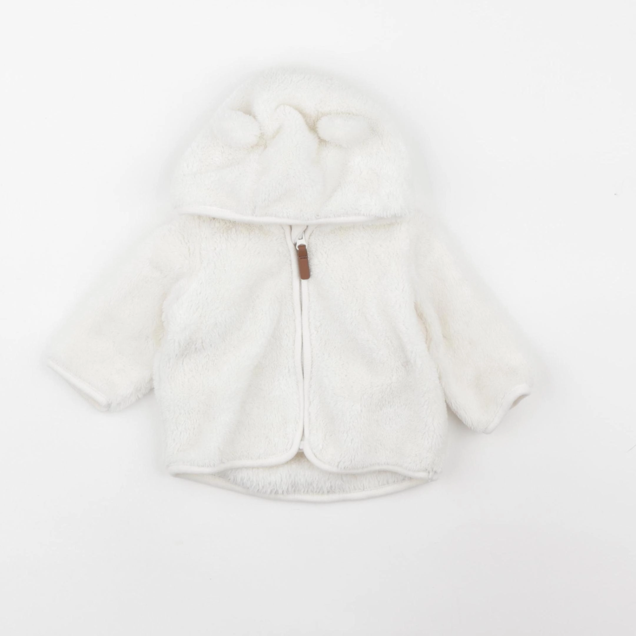 H&M - polaire blanc - 1 mois