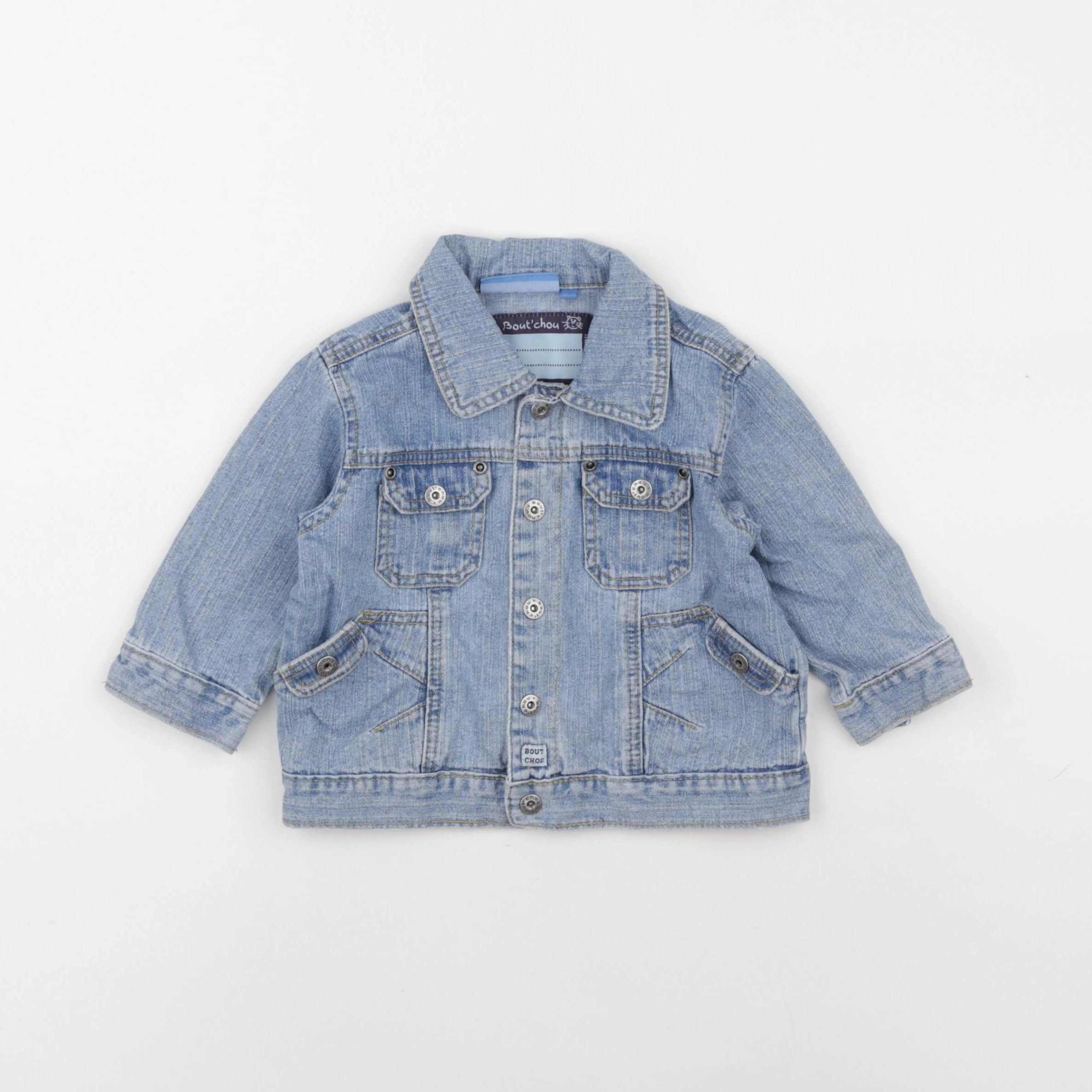 Boutchou - veste bleu - 9 mois