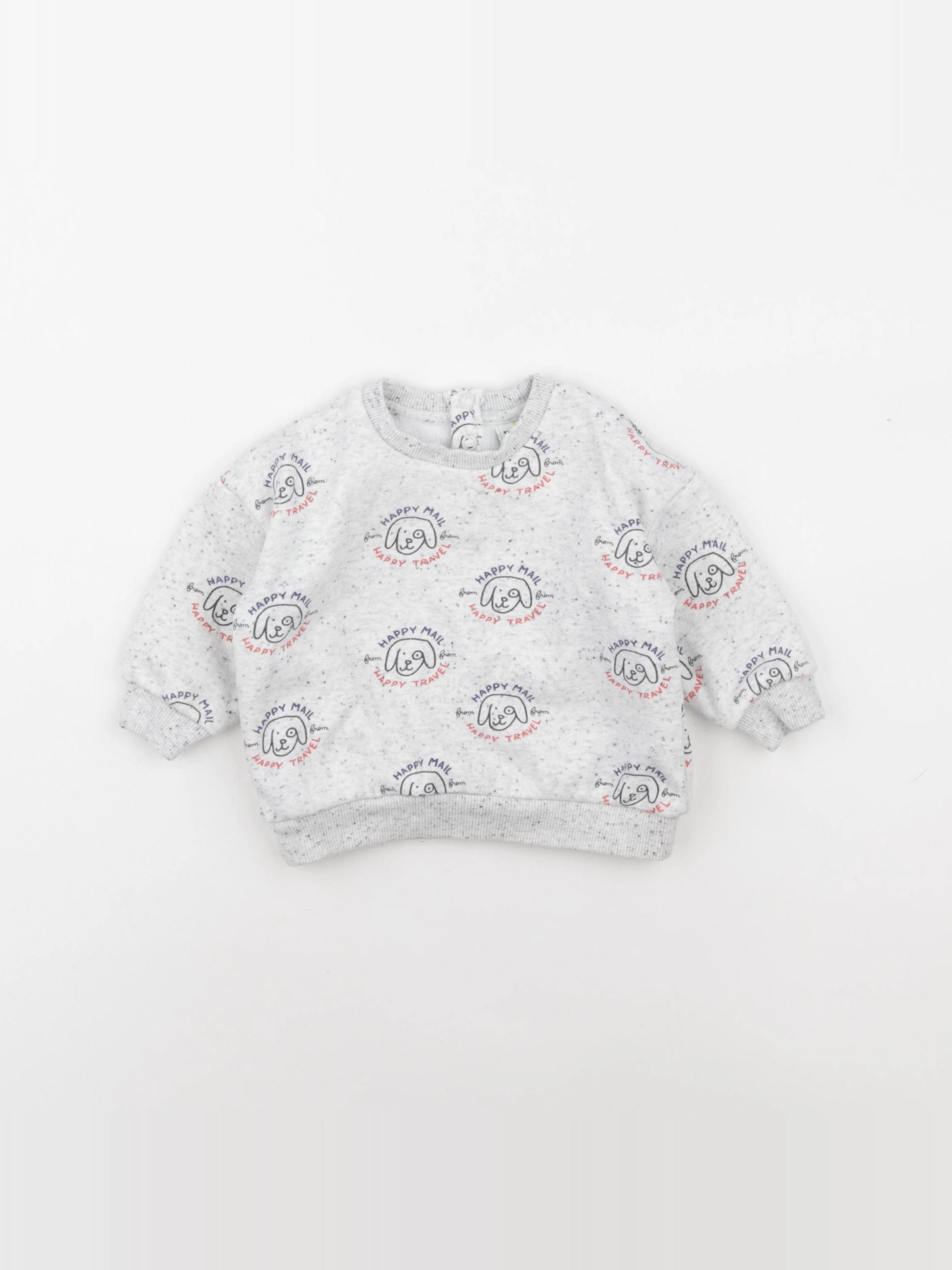 Tape à l'oeil - sweat gris - 6 mois