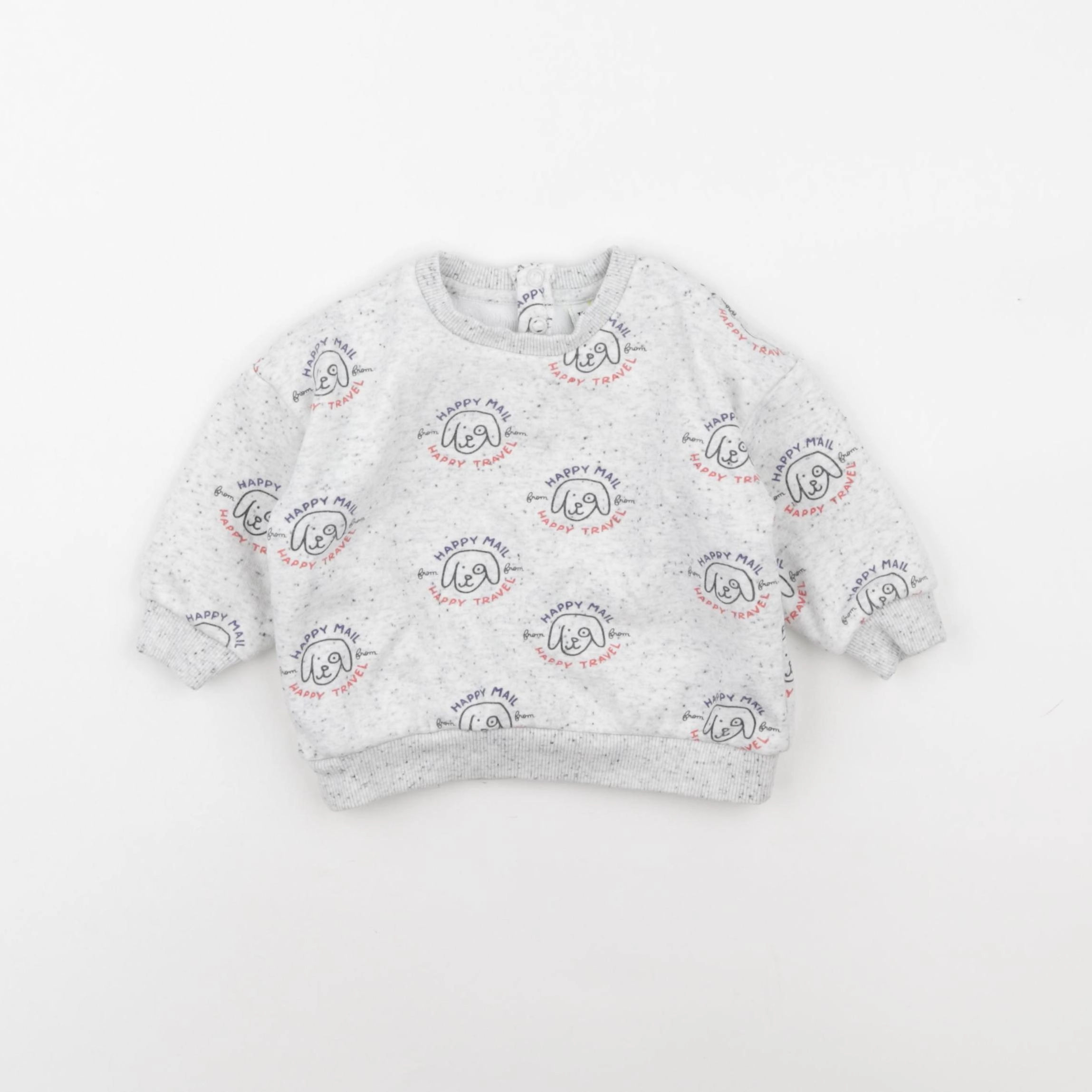 Tape à l'oeil - sweat gris - 6 mois