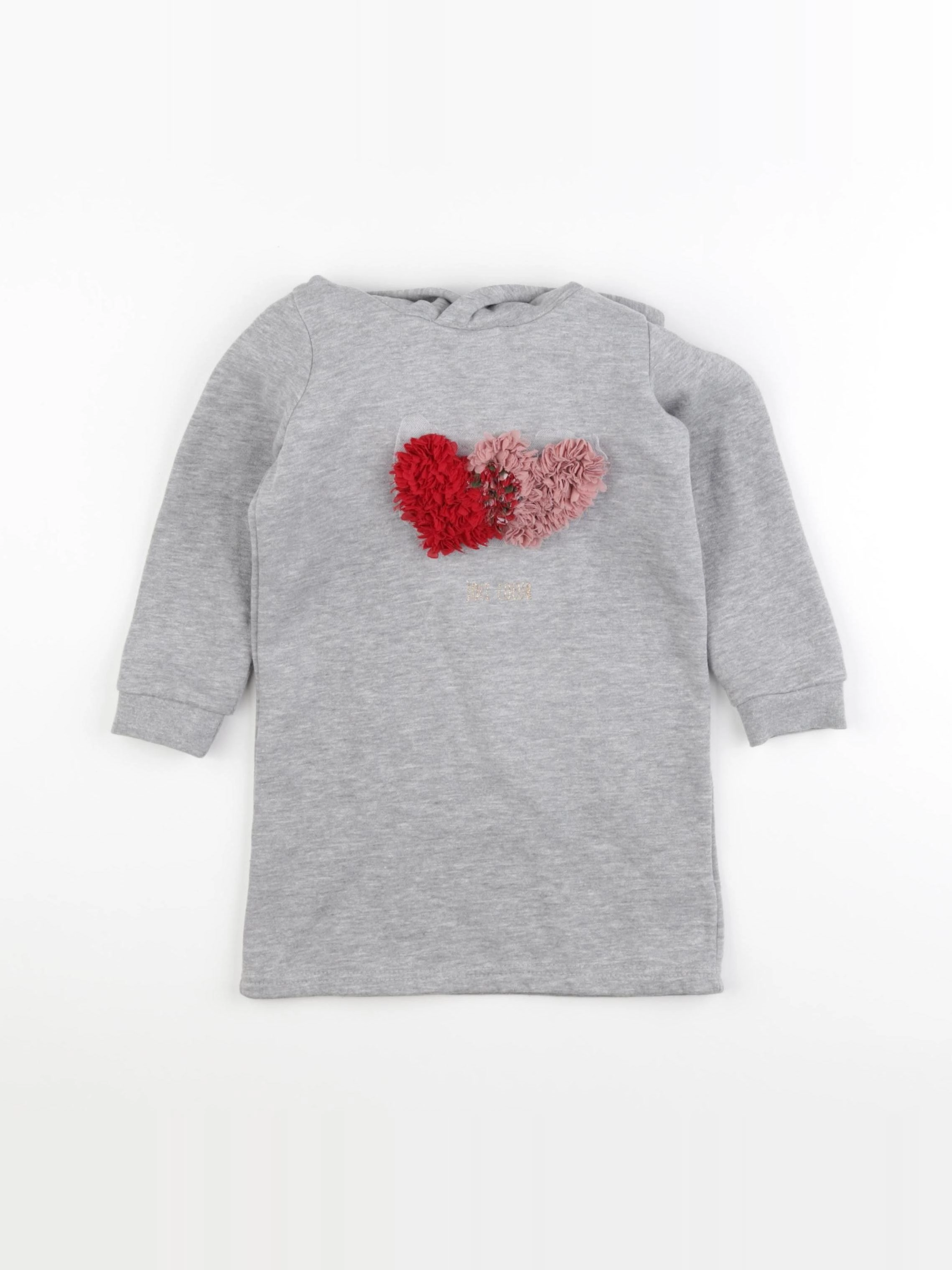 Vertbaudet - robe gris - 3 ans