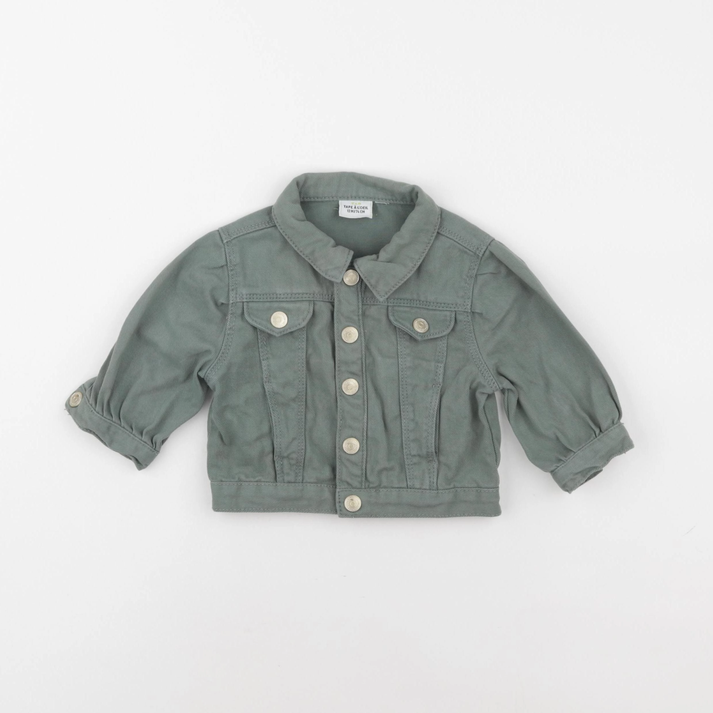 Tape à l'oeil - veste vert - 12 mois