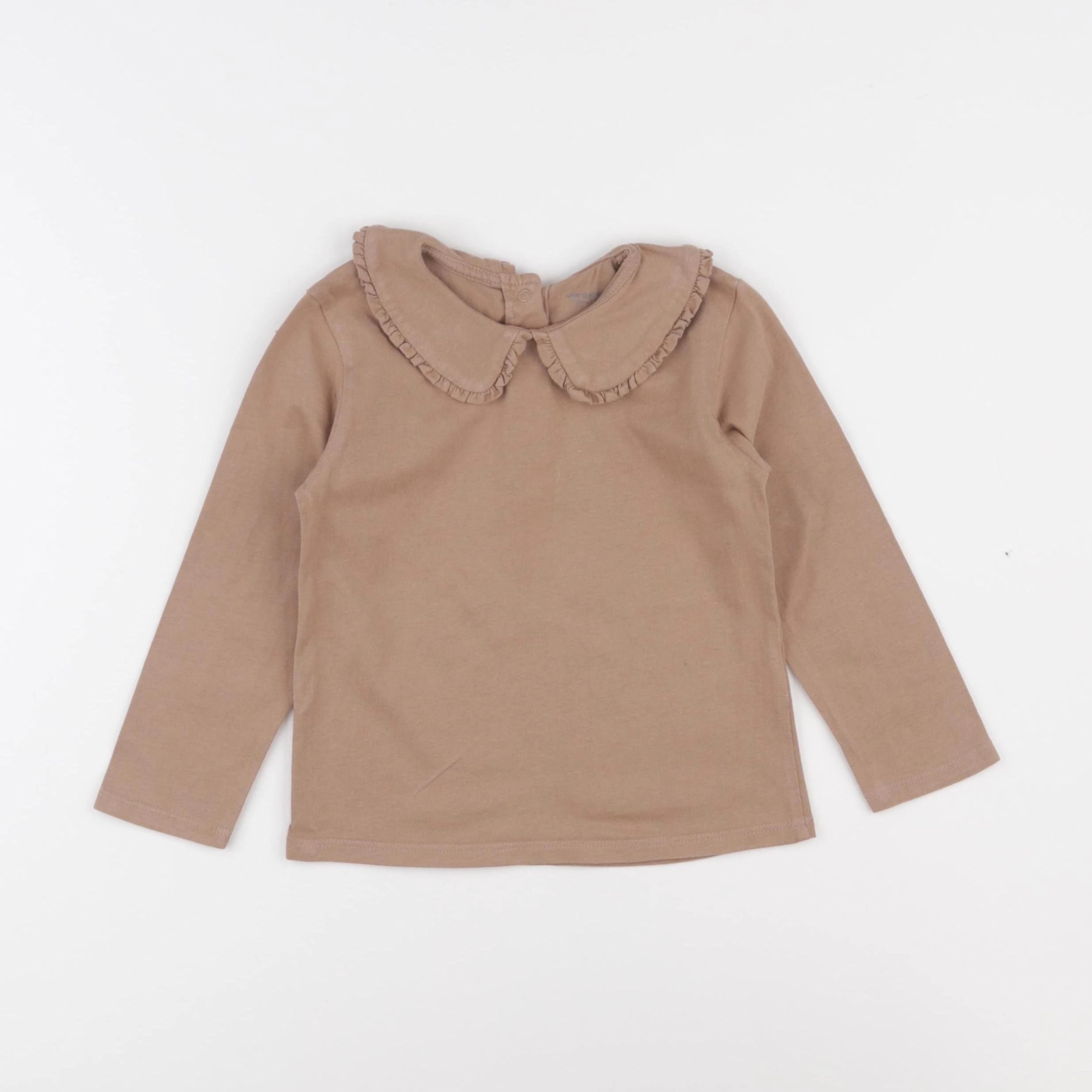 Vertbaudet - tee-shirt marron - 2 ans