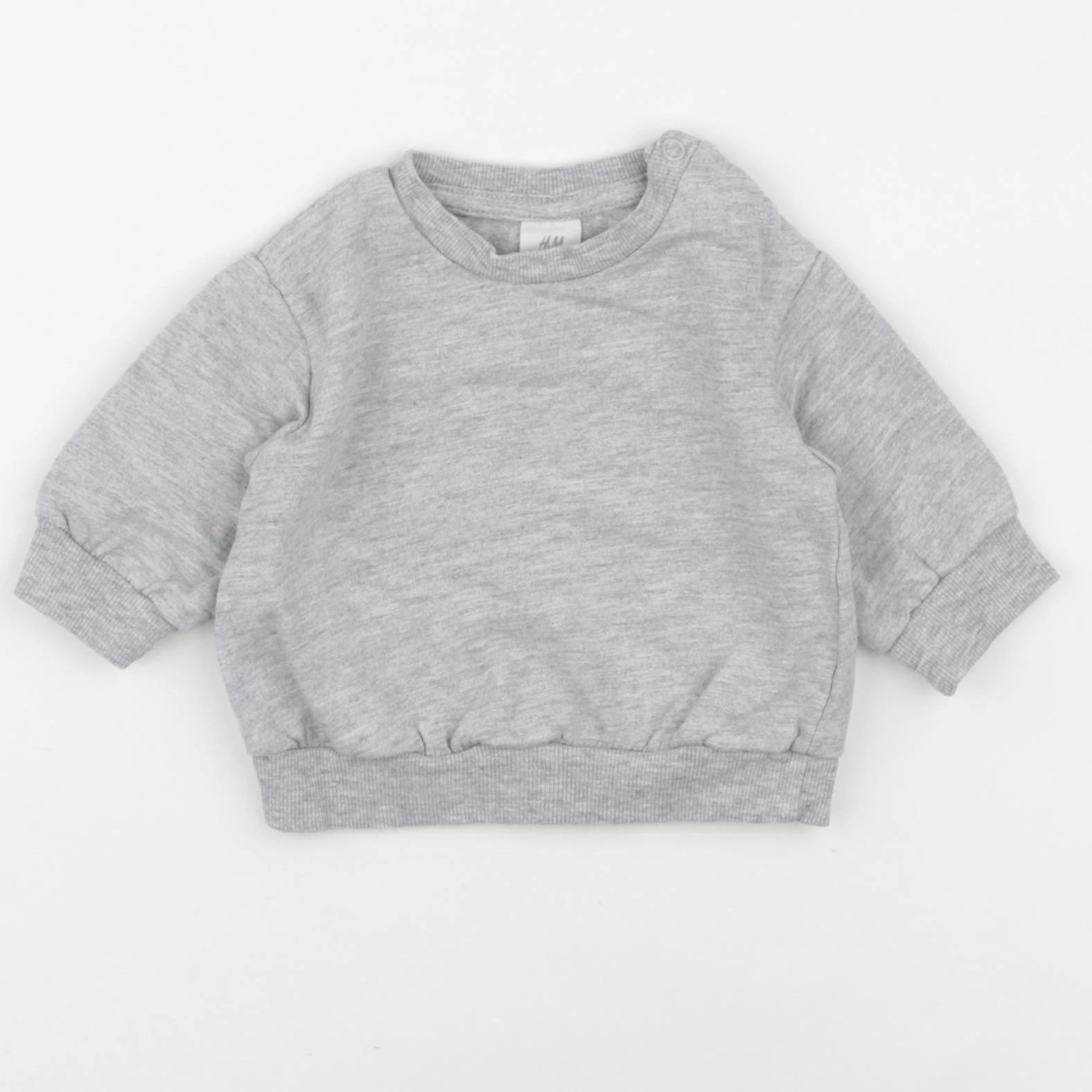 H&M - sweat gris - 1 mois