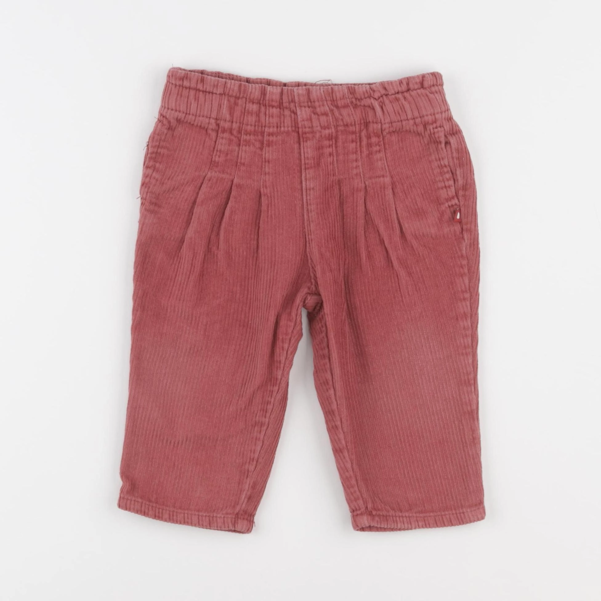 Boutchou - pantalon rouge - 9 mois