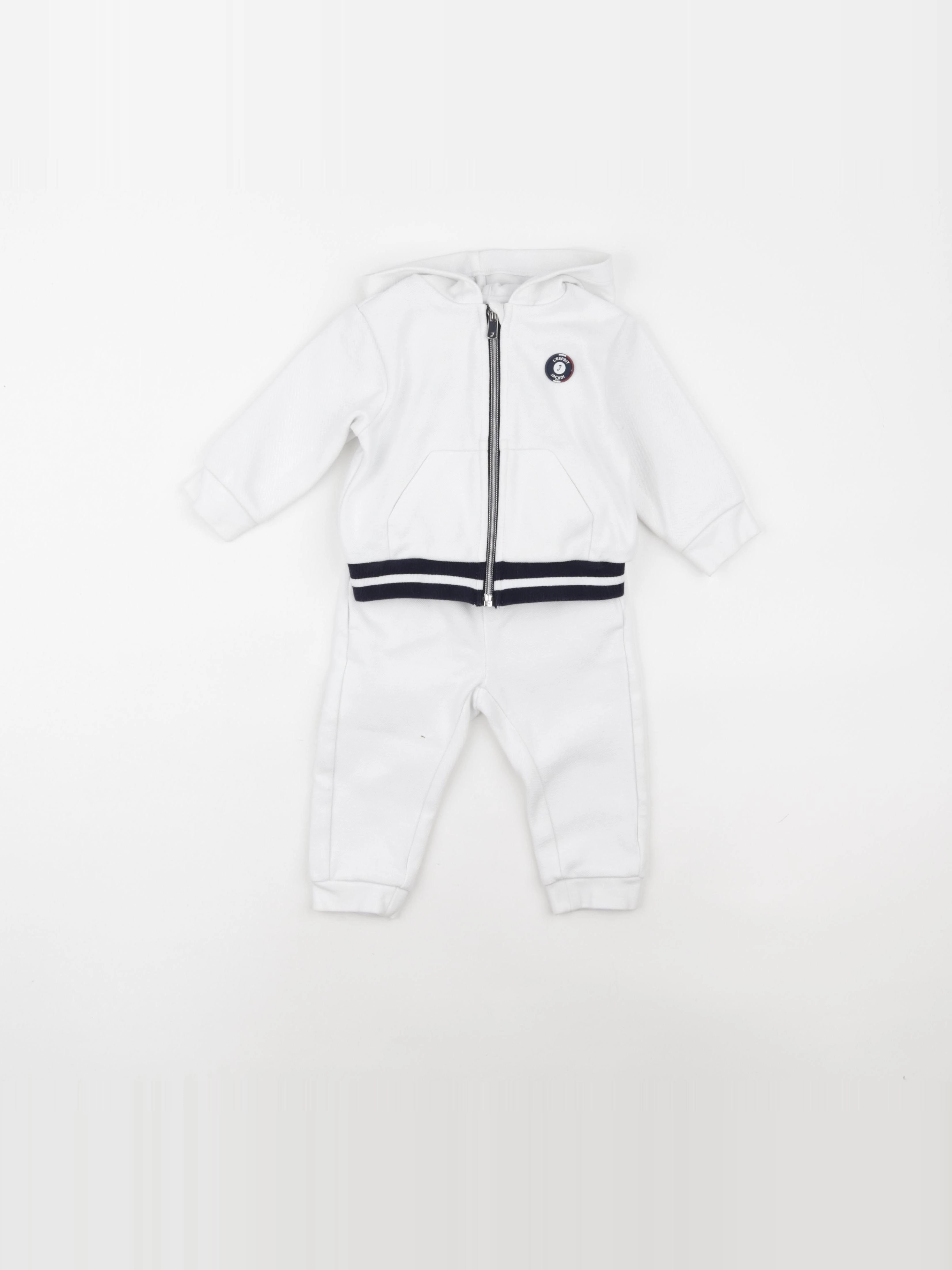 Jacadi - ensemble blanc - 12 mois