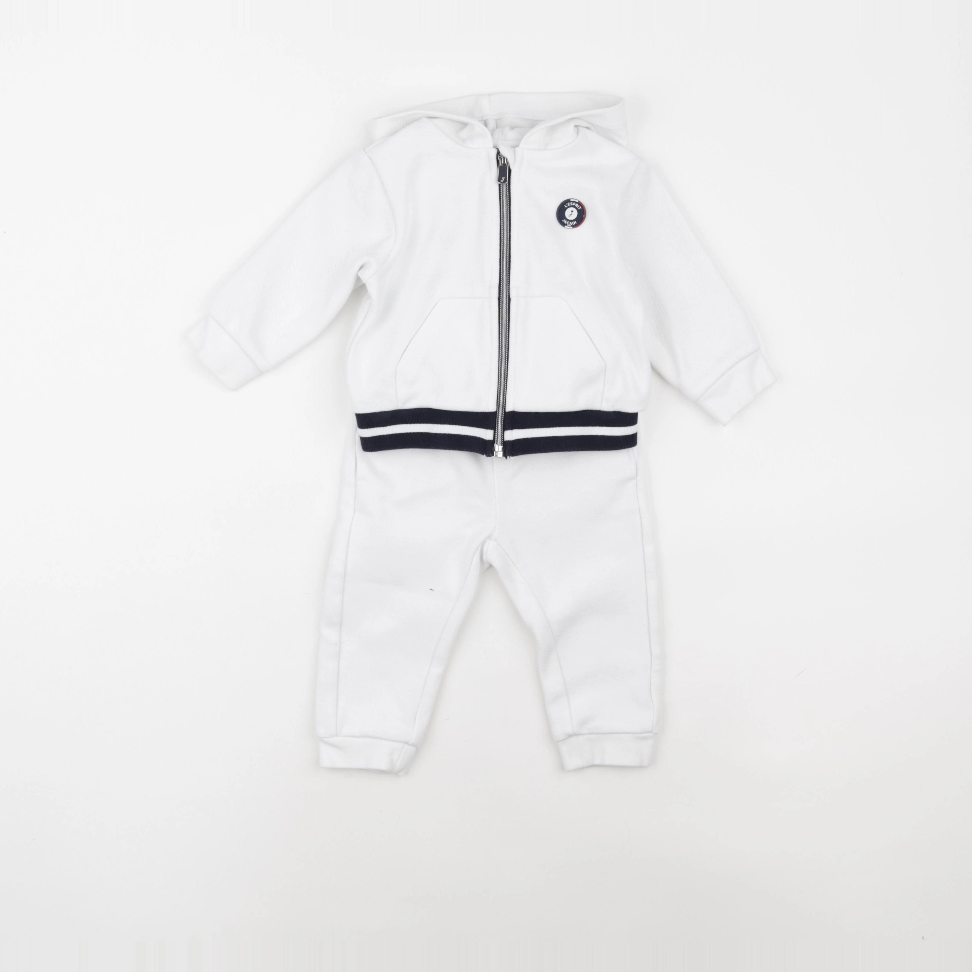 Jacadi - ensemble blanc - 12 mois