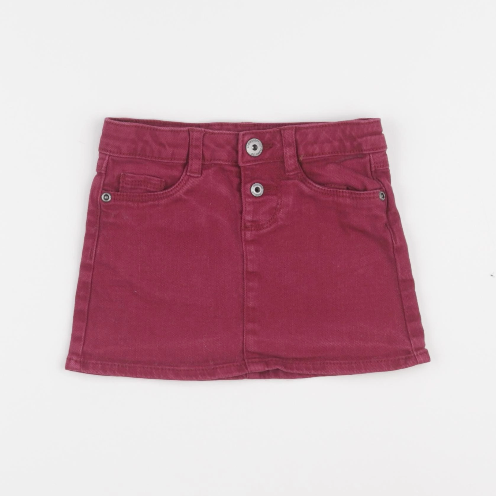 Vertbaudet - jupe rouge - 2 ans