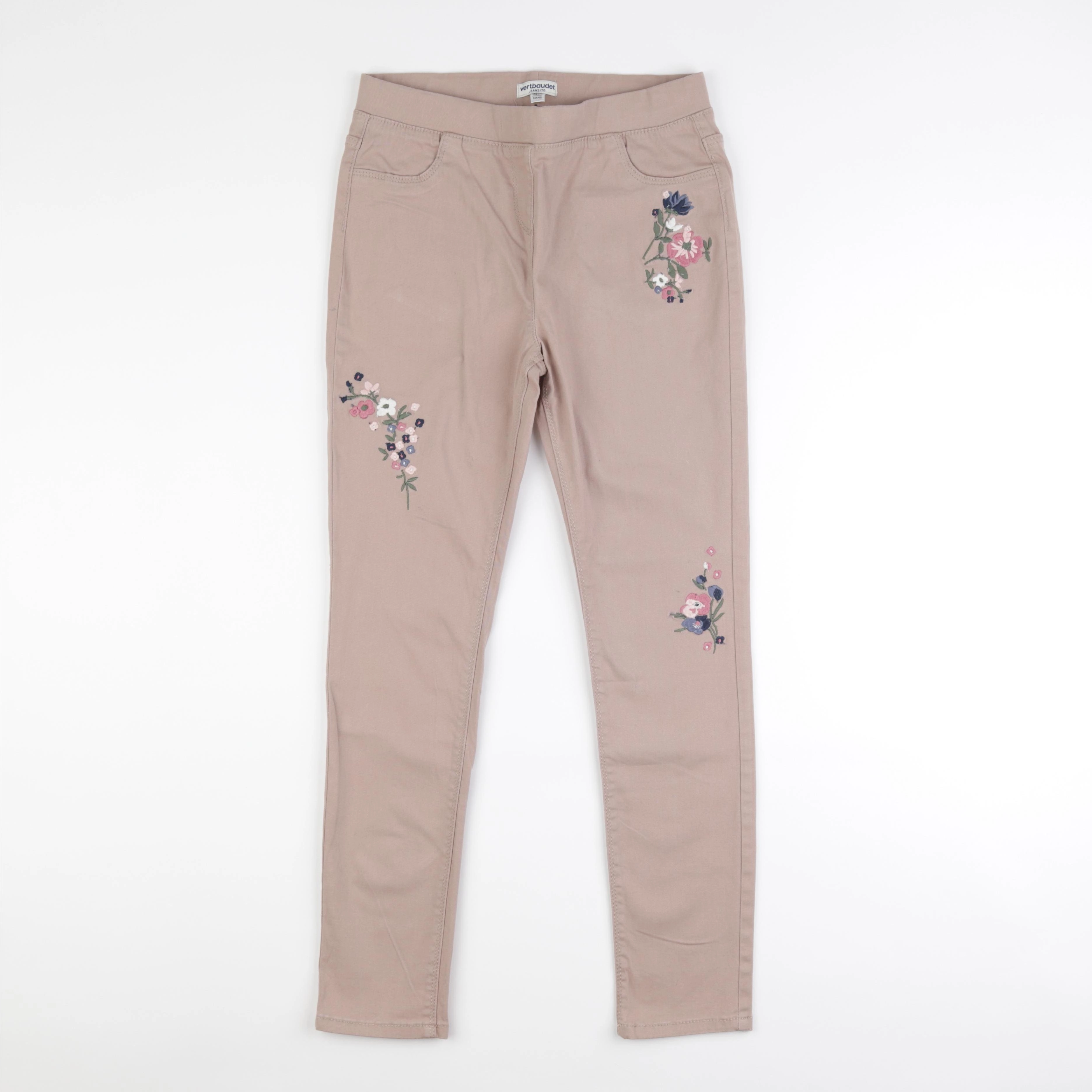 Vertbaudet - jegging beige - 12 ans