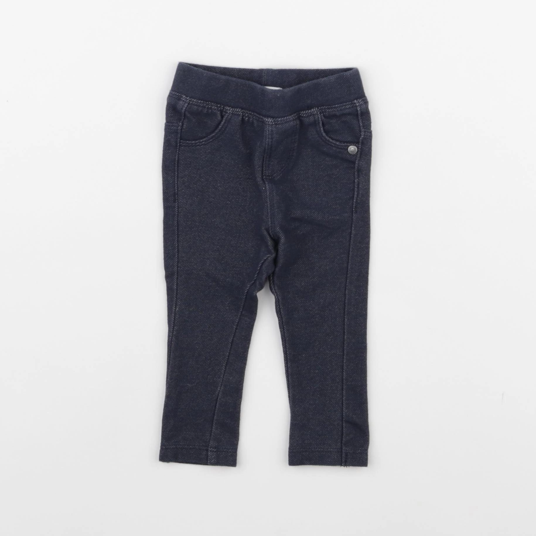 Vertbaudet - jegging bleu - 3 mois