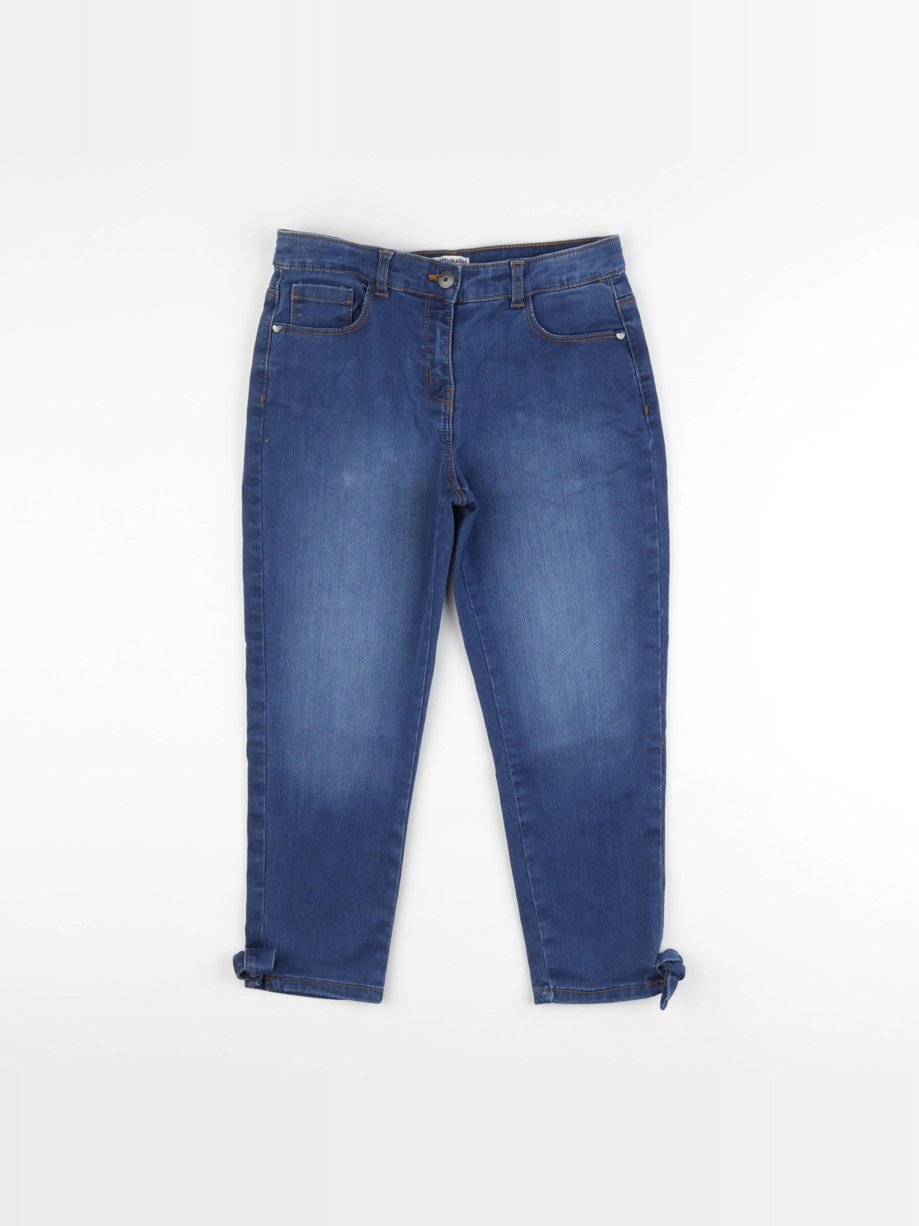 Vertbaudet - pantacourt bleu - 12 ans