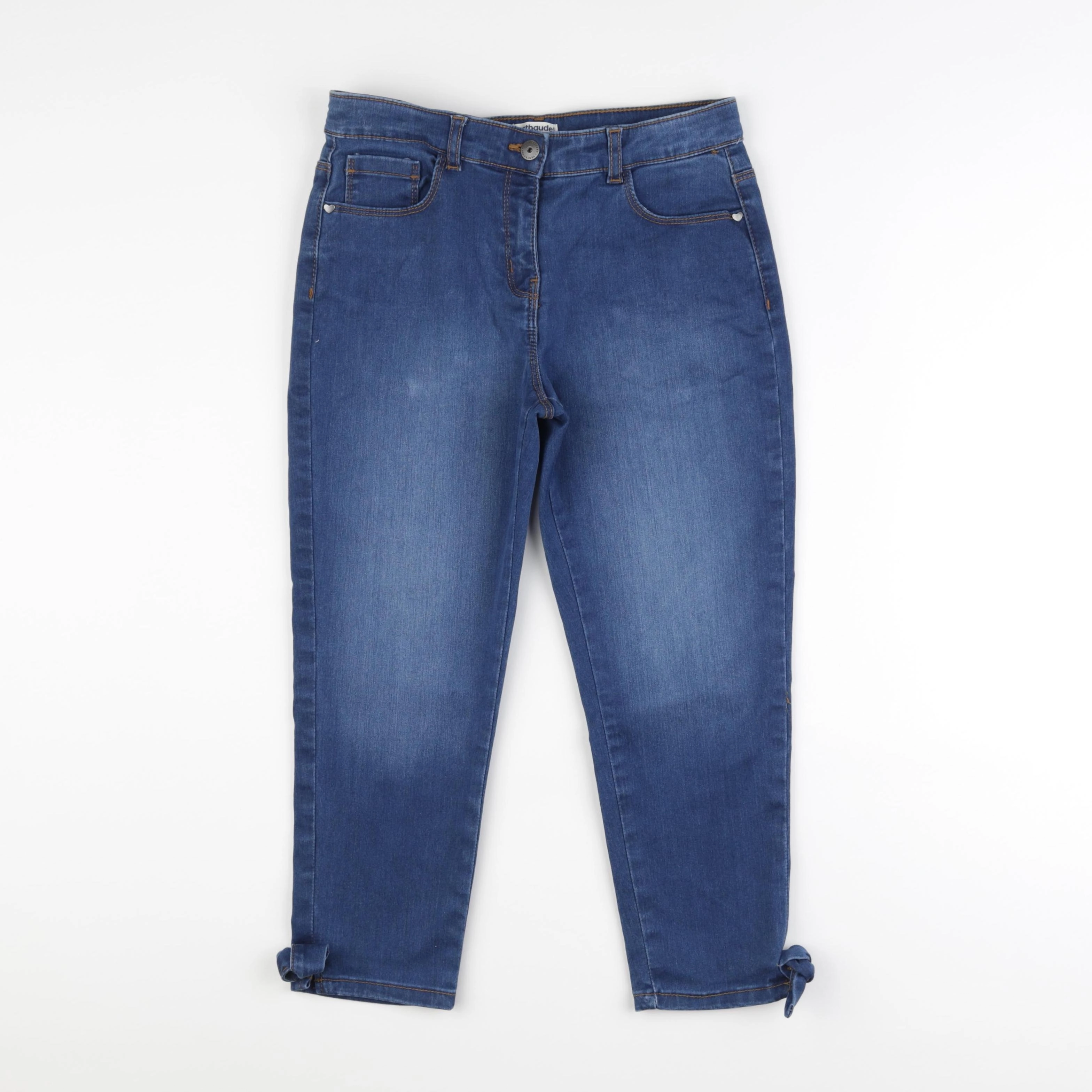 Vertbaudet - pantacourt bleu - 12 ans