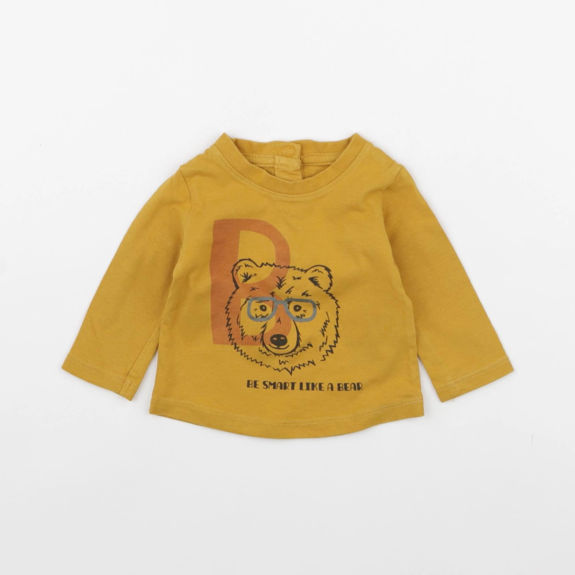 La Redoute - tee-shirt jaune - 3 mois