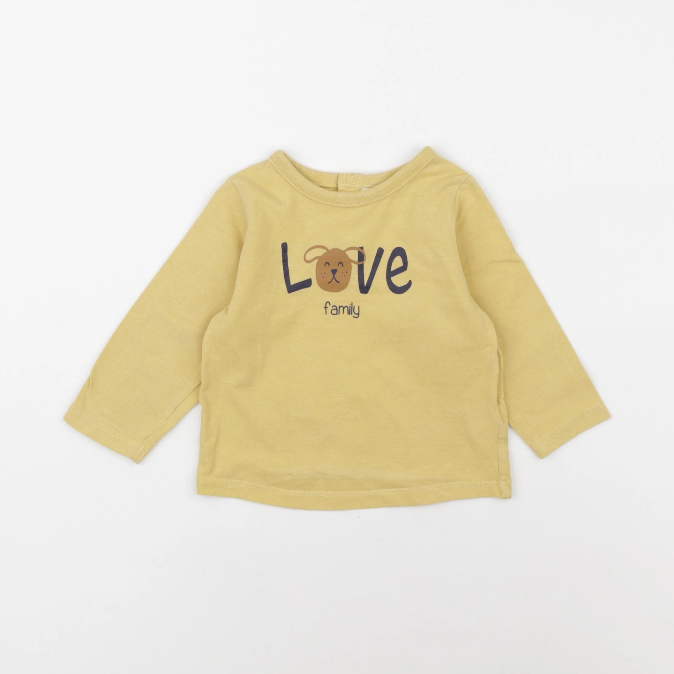 Tape à l'oeil - tee-shirt jaune - 9 mois