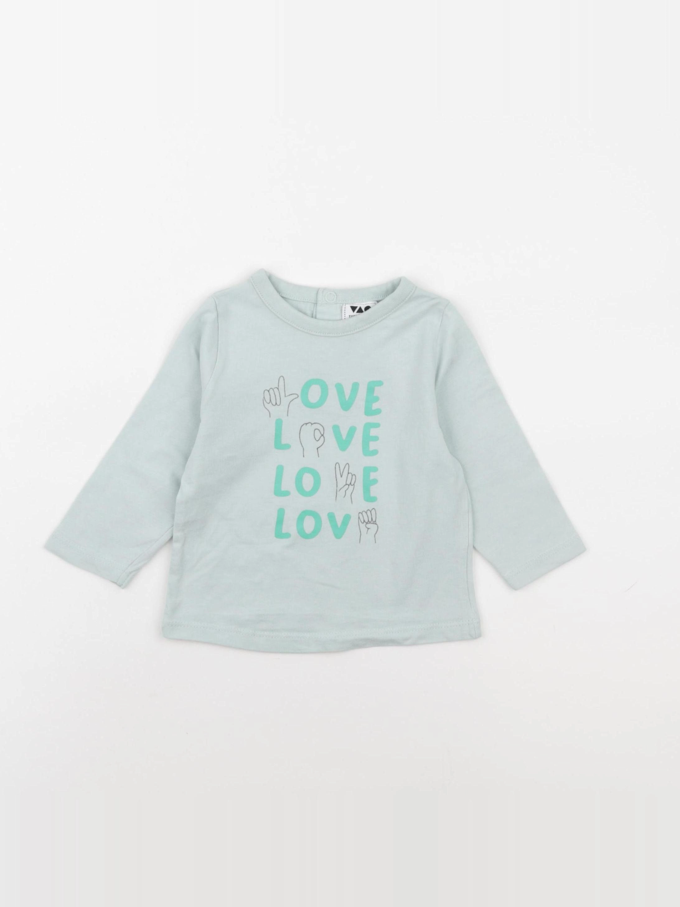 Tape à l'oeil - tee-shirt vert - 9 mois