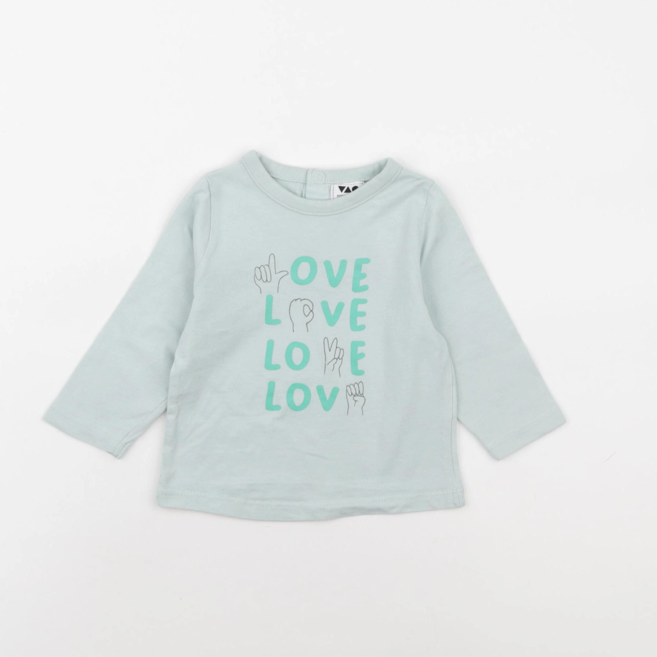 Tape à l'oeil - tee-shirt vert - 9 mois
