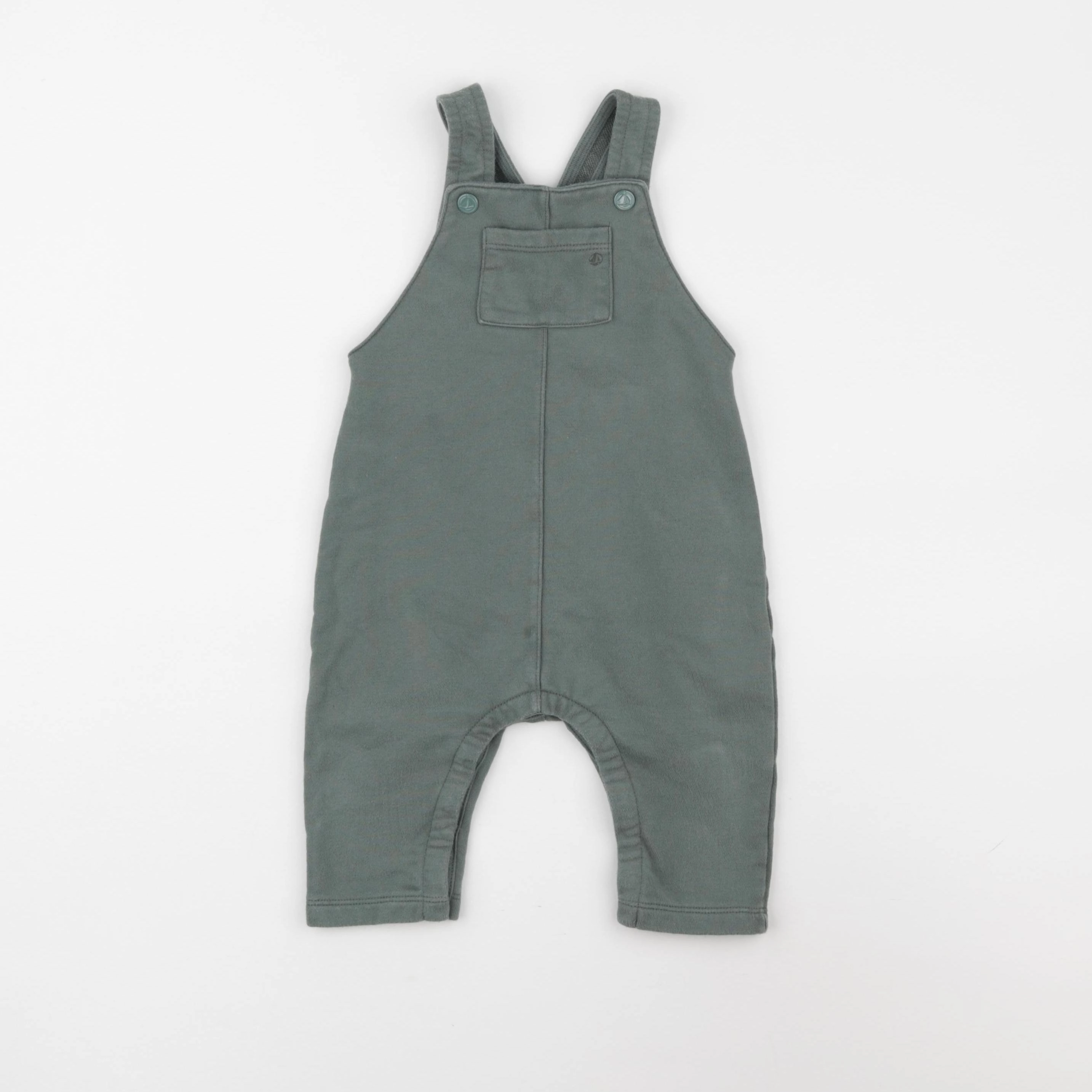 Petit Bateau - salopette vert - 18 mois