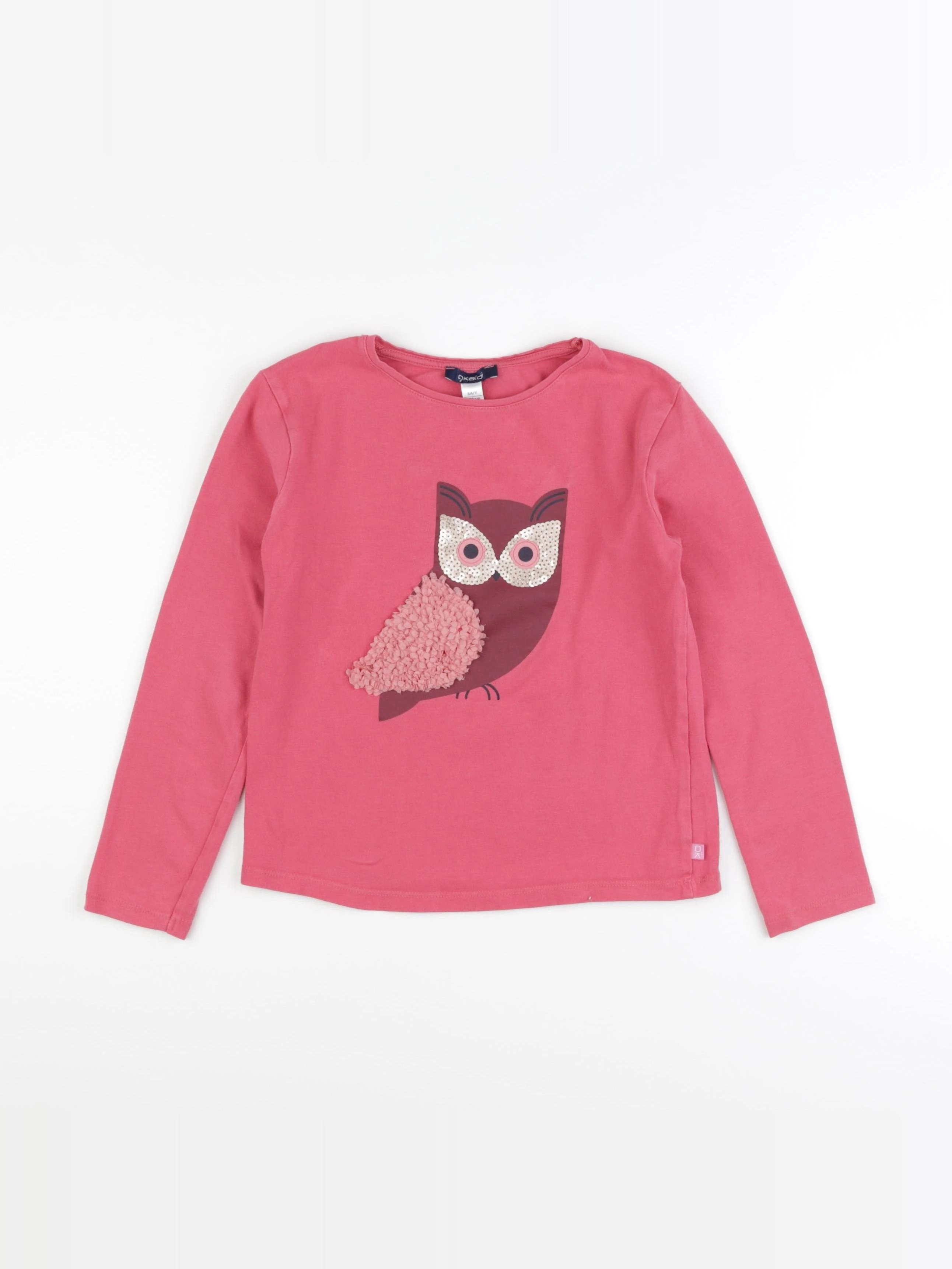 Okaidi - tee-shirt rose - 8 ans
