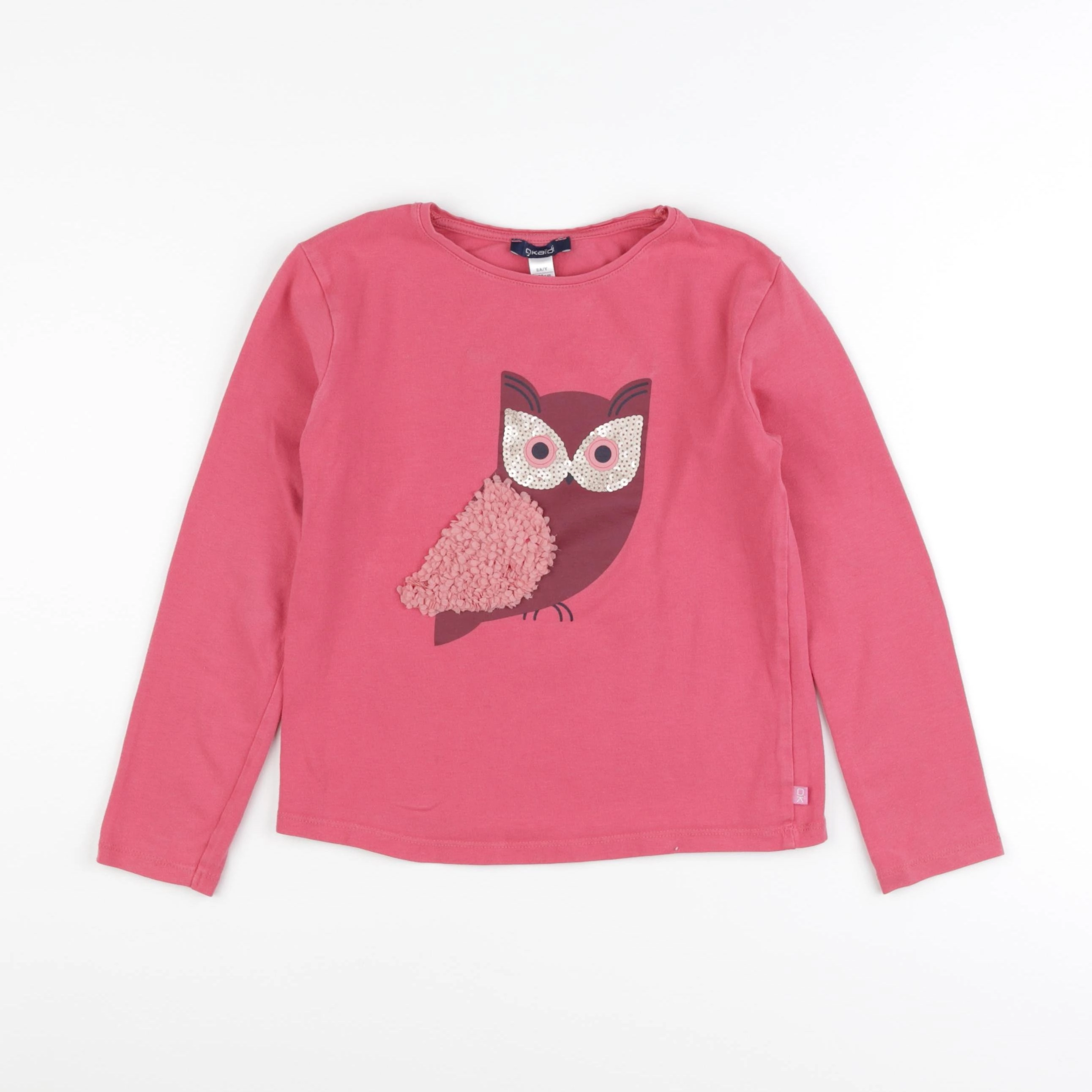 Okaidi - tee-shirt rose - 8 ans