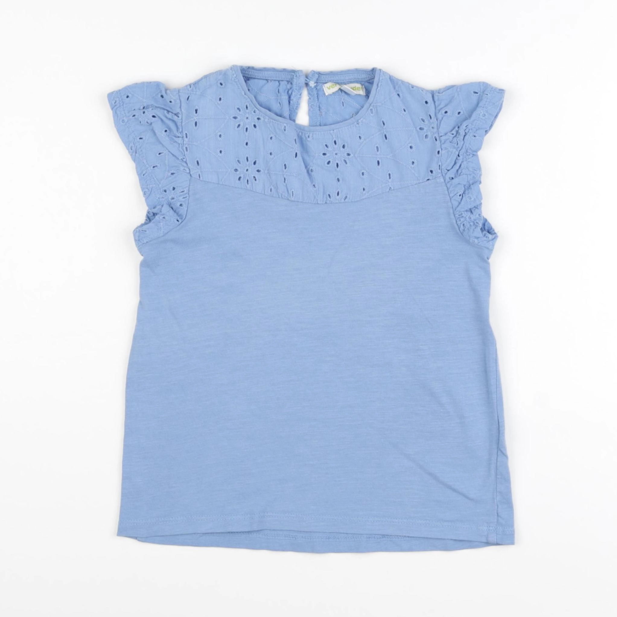 Vertbaudet - tee-shirt bleu - 8 ans