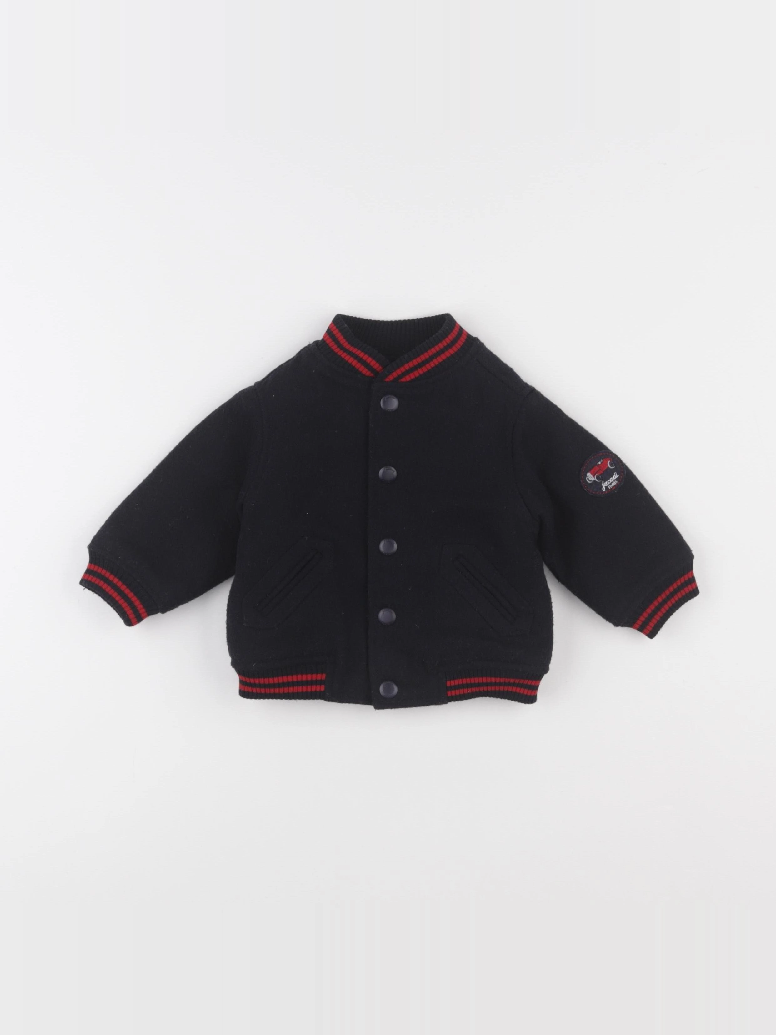 Jacadi - veste bleu, rouge - 6 mois