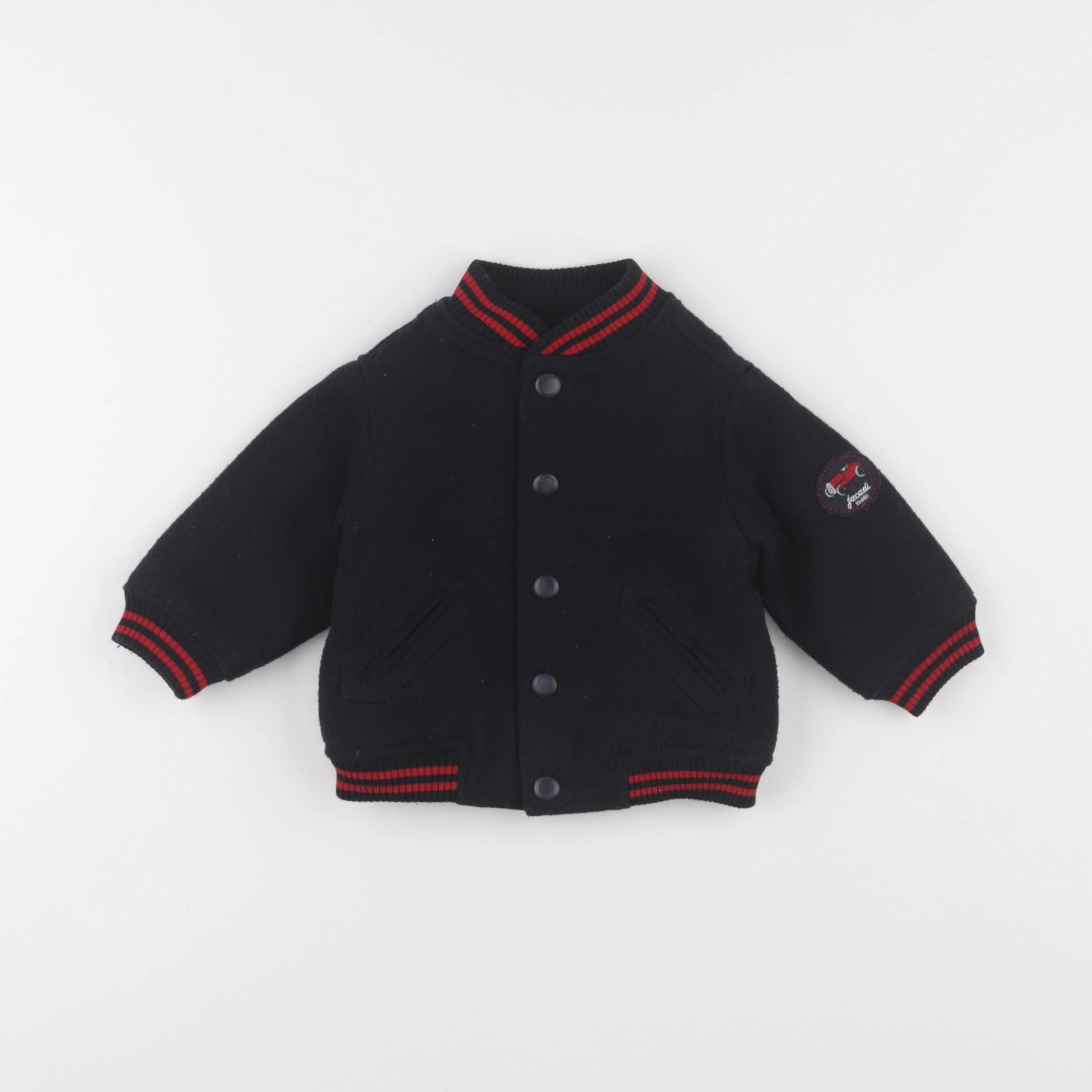 Jacadi - veste bleu, rouge - 6 mois