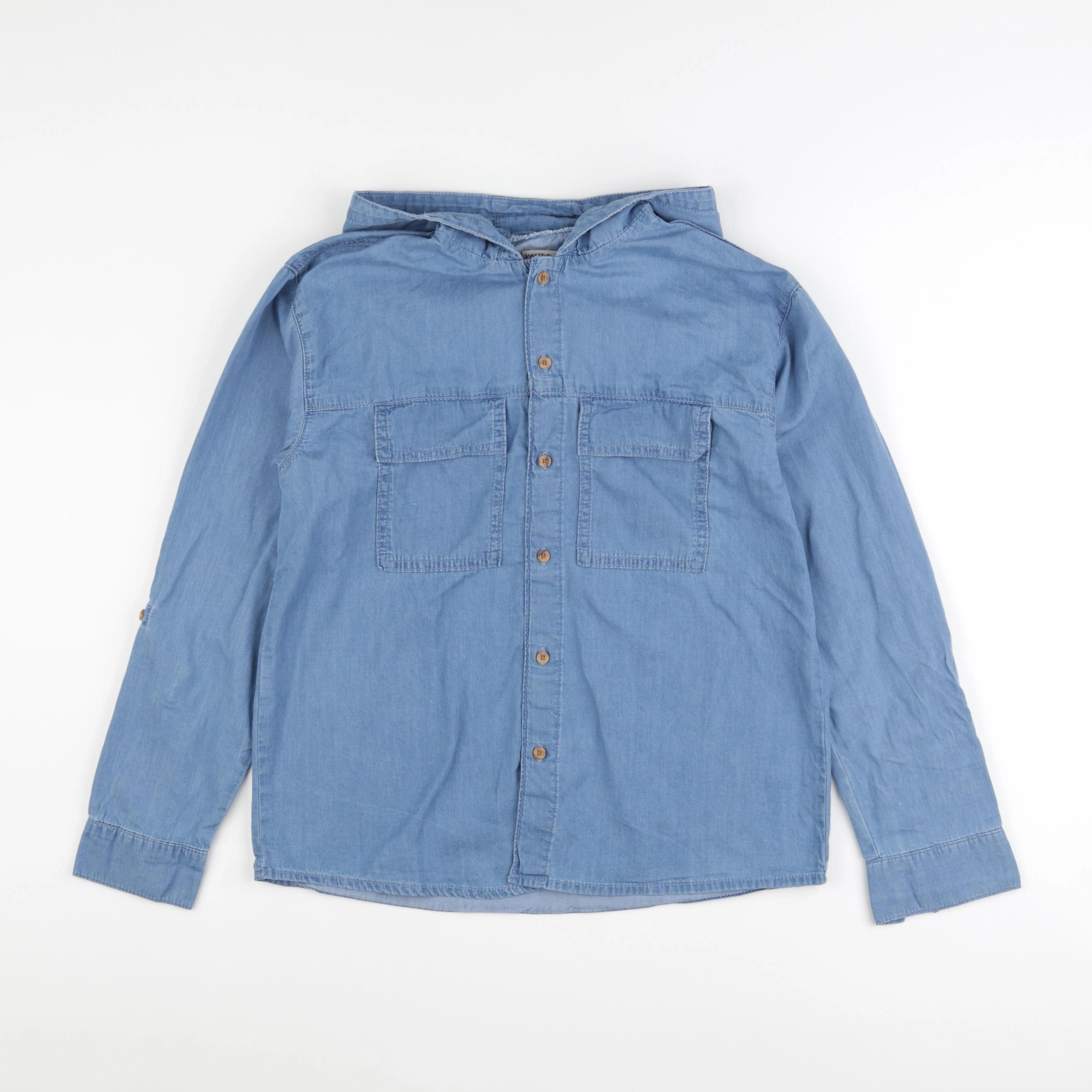 Vertbaudet - chemise bleu - 14 ans