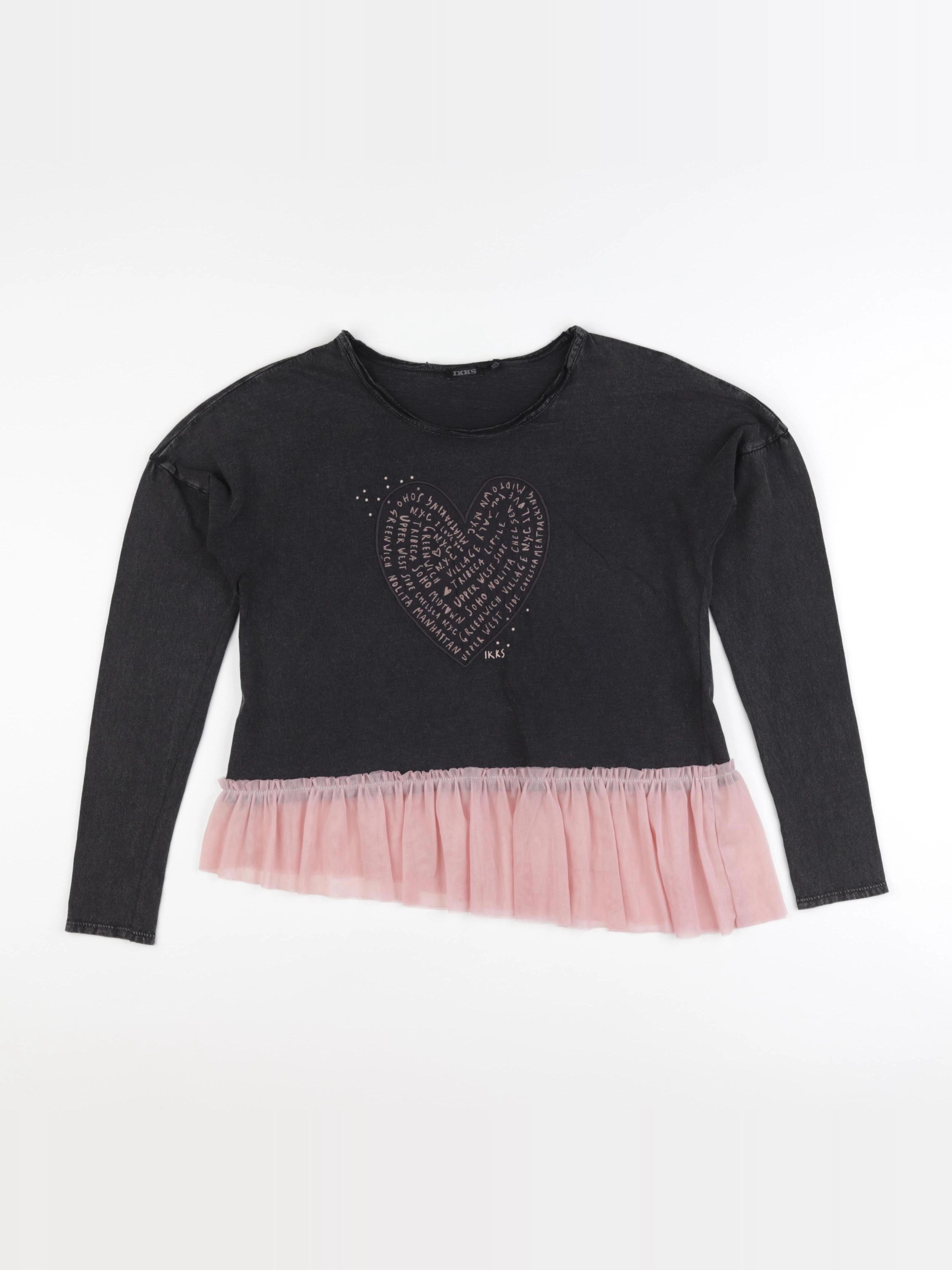 IKKS - tee-shirt gris - 14 ans