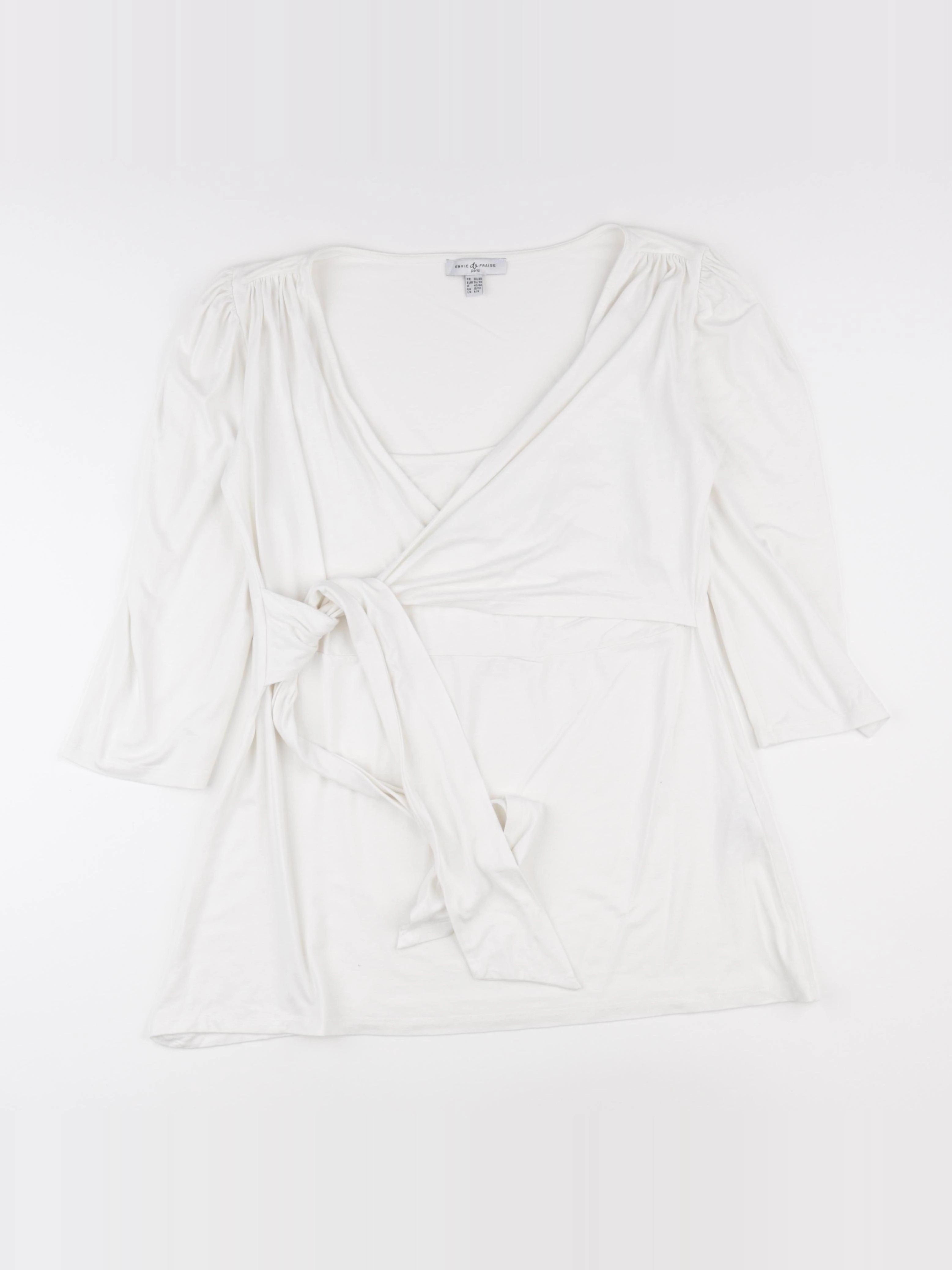 Envie de fraise - tee-shirt grossesse blanc - 38 à 40