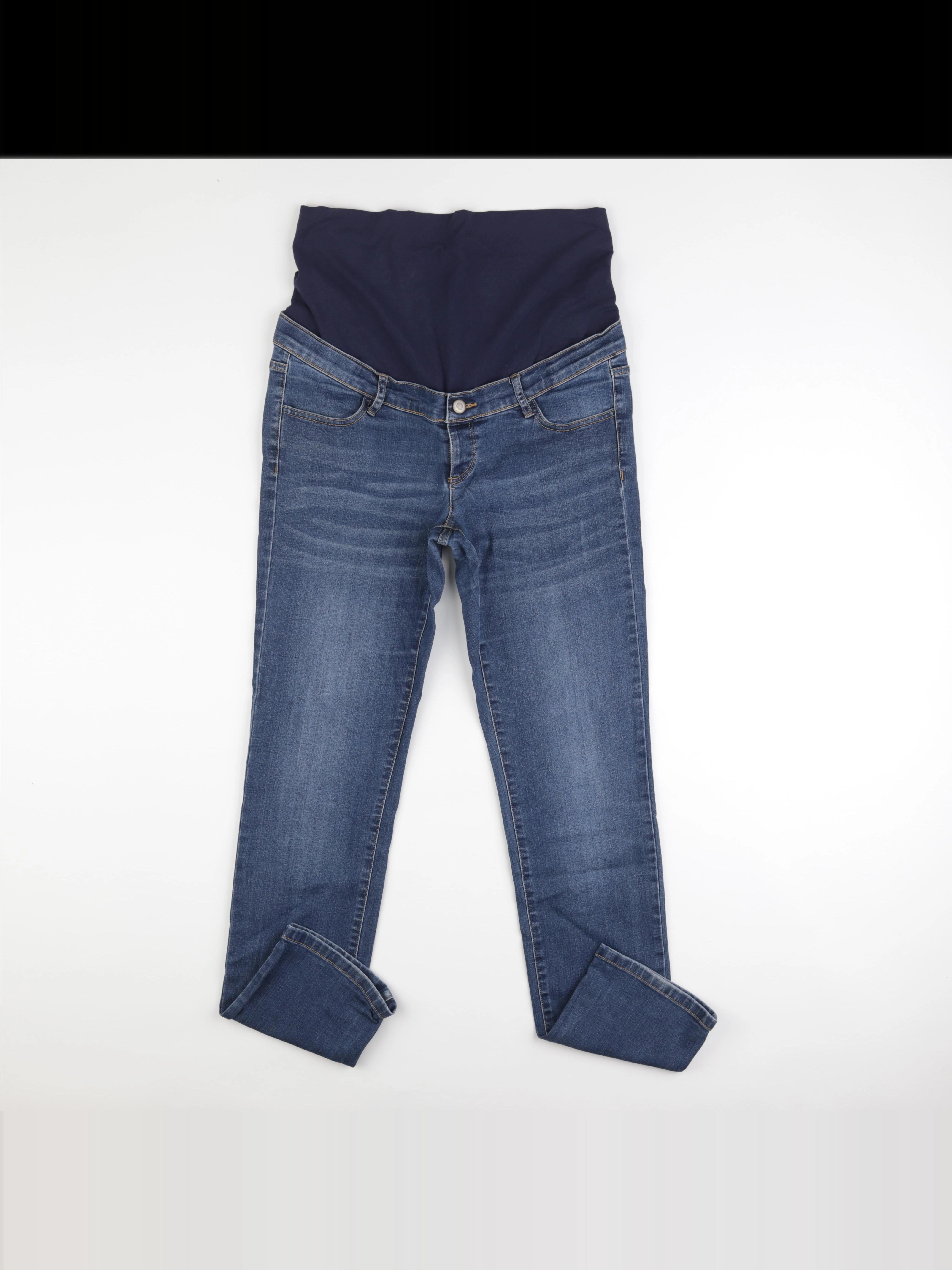 La Halle - jean grossesse bleu - 42