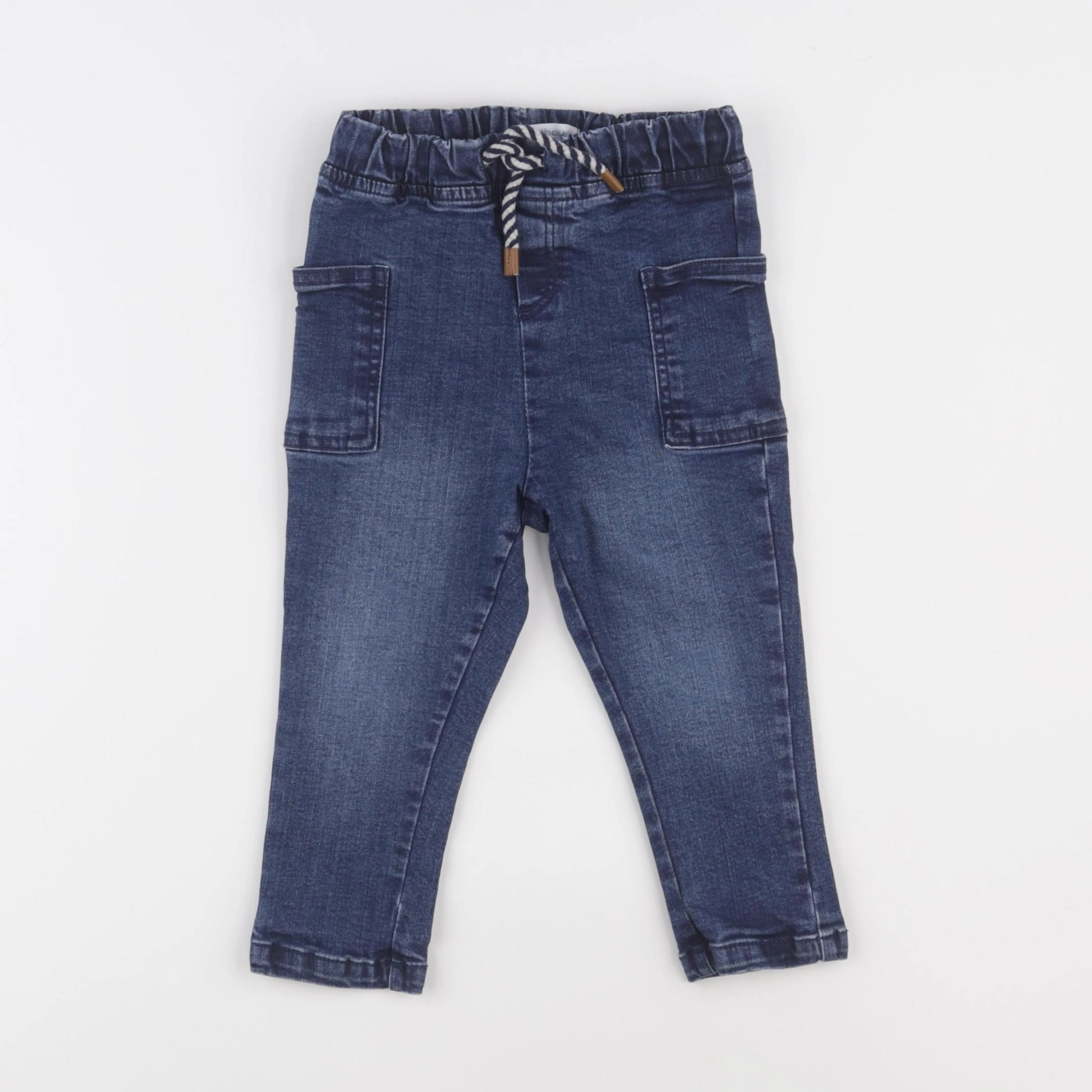 Vertbaudet - jegging bleu - 24 mois