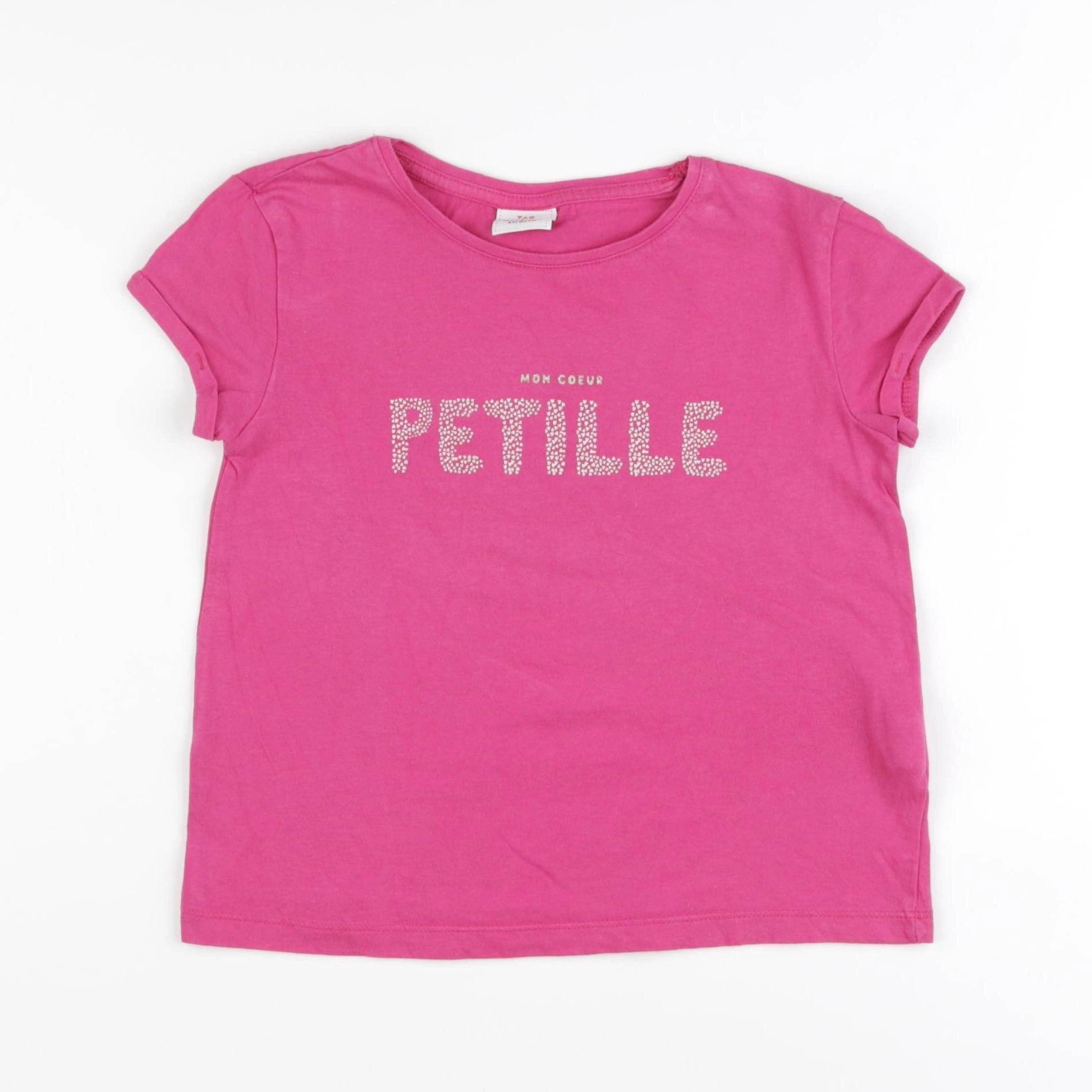 Tape à l'oeil - tee-shirt rose - 4 ans