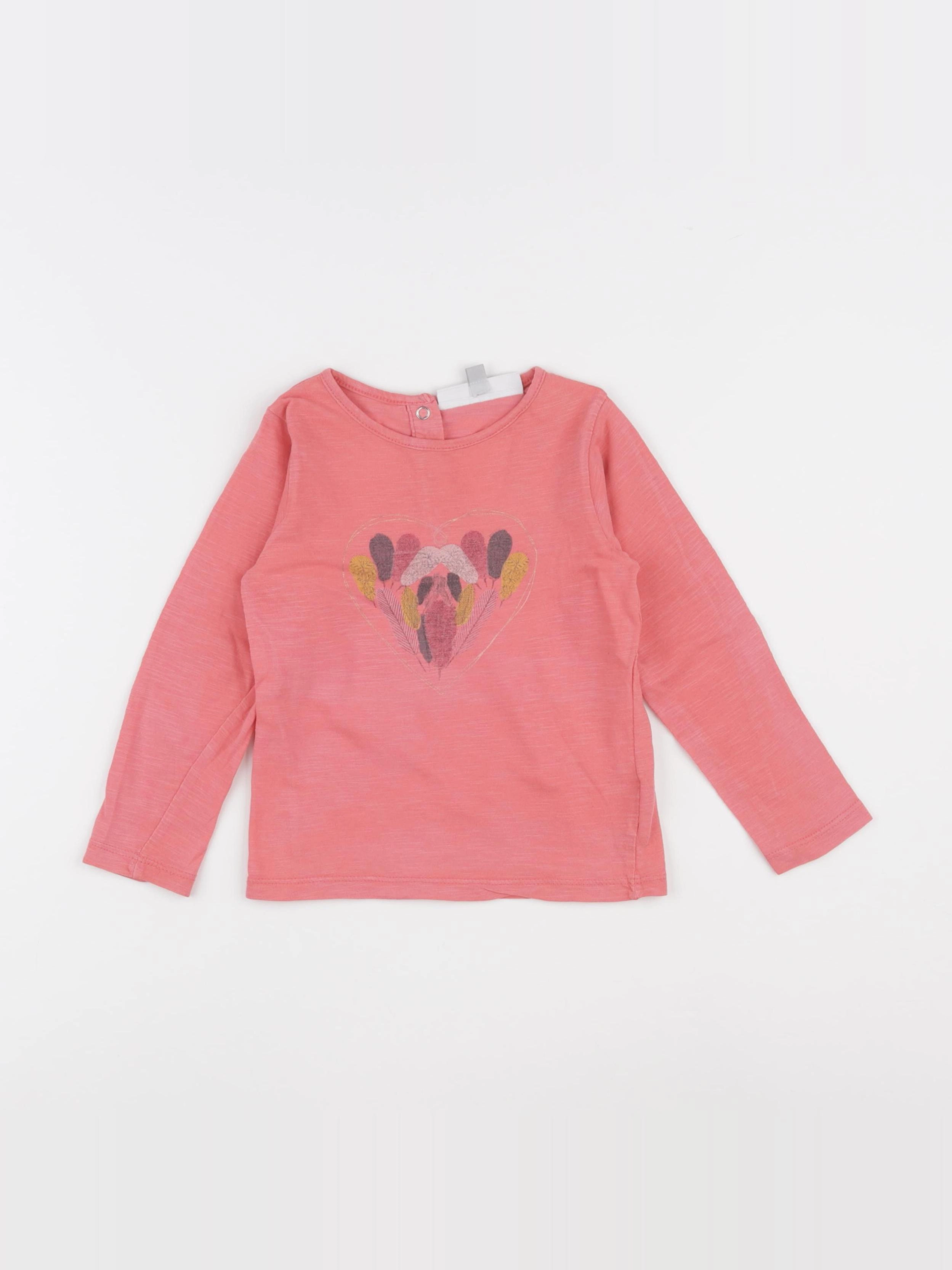 Cadet Rousselle - tee-shirt rose - 24 mois