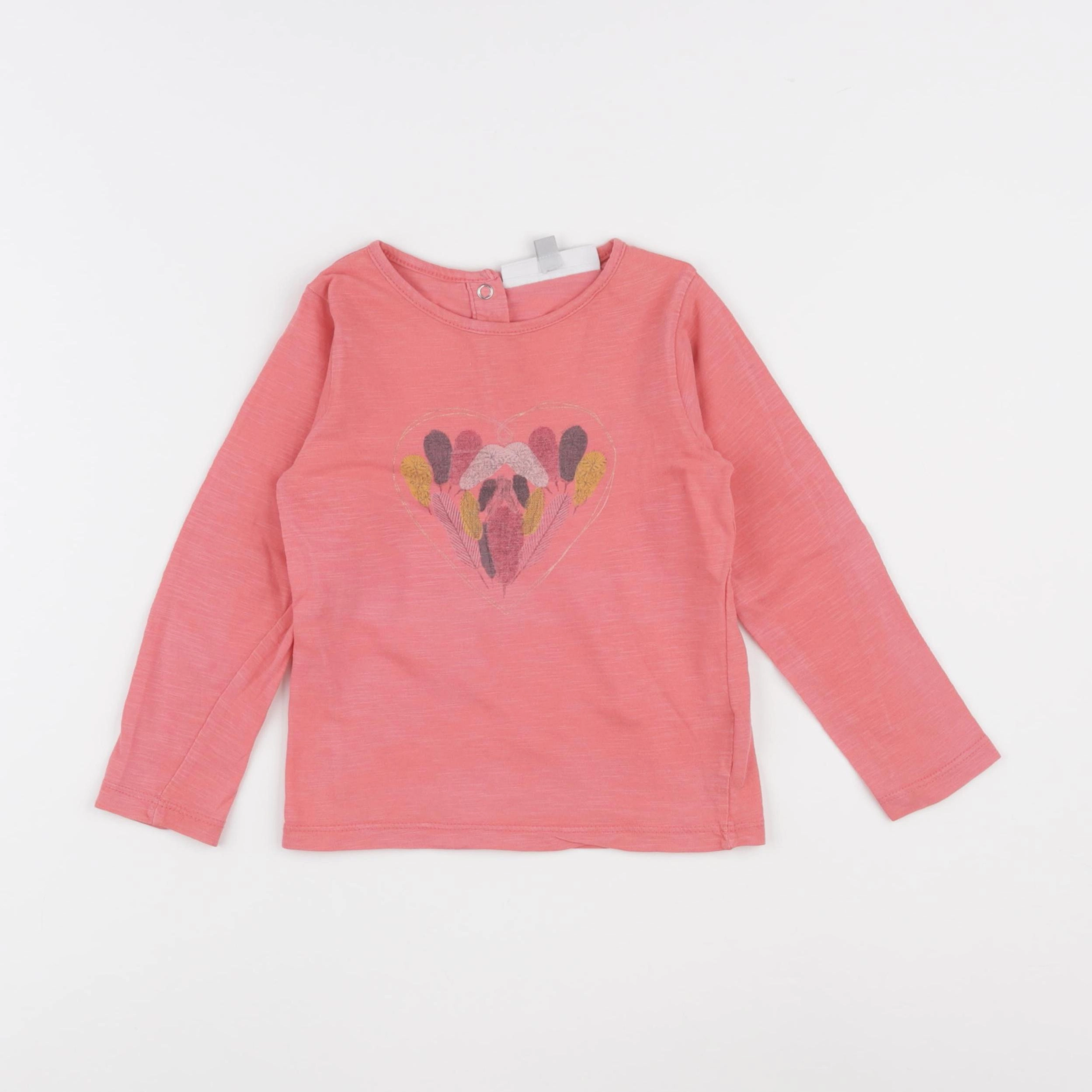 Cadet Rousselle - tee-shirt rose - 24 mois
