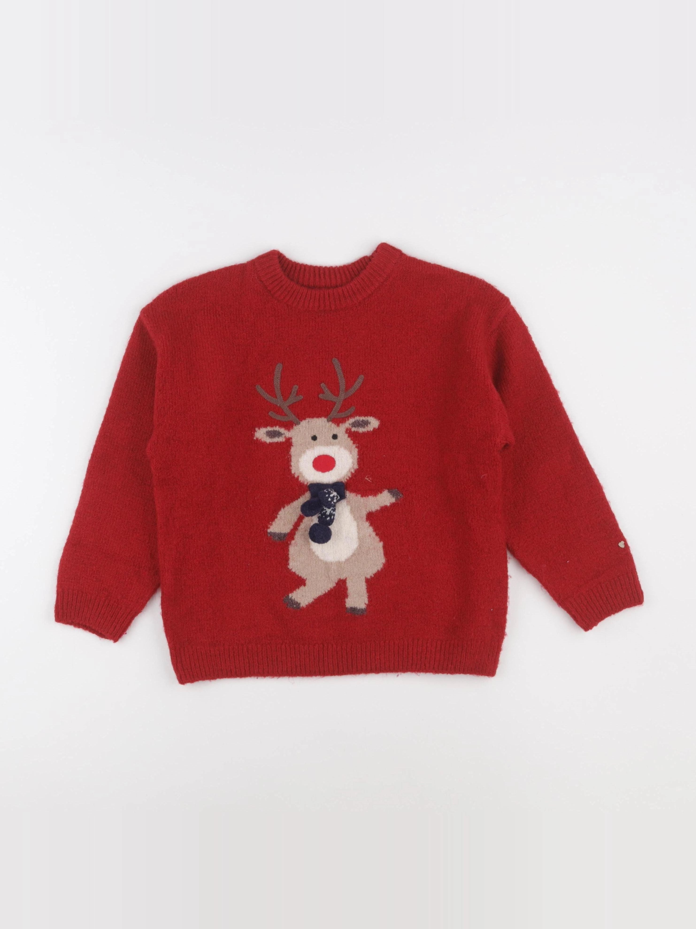 Zara - pull rouge - 6 ans