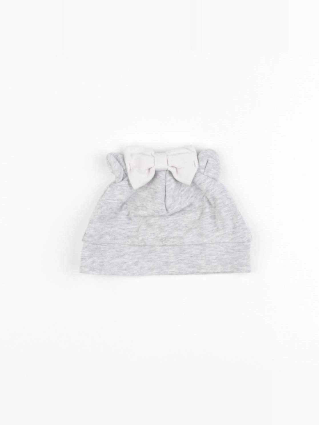 H&M - bonnet gris - 1/3 mois