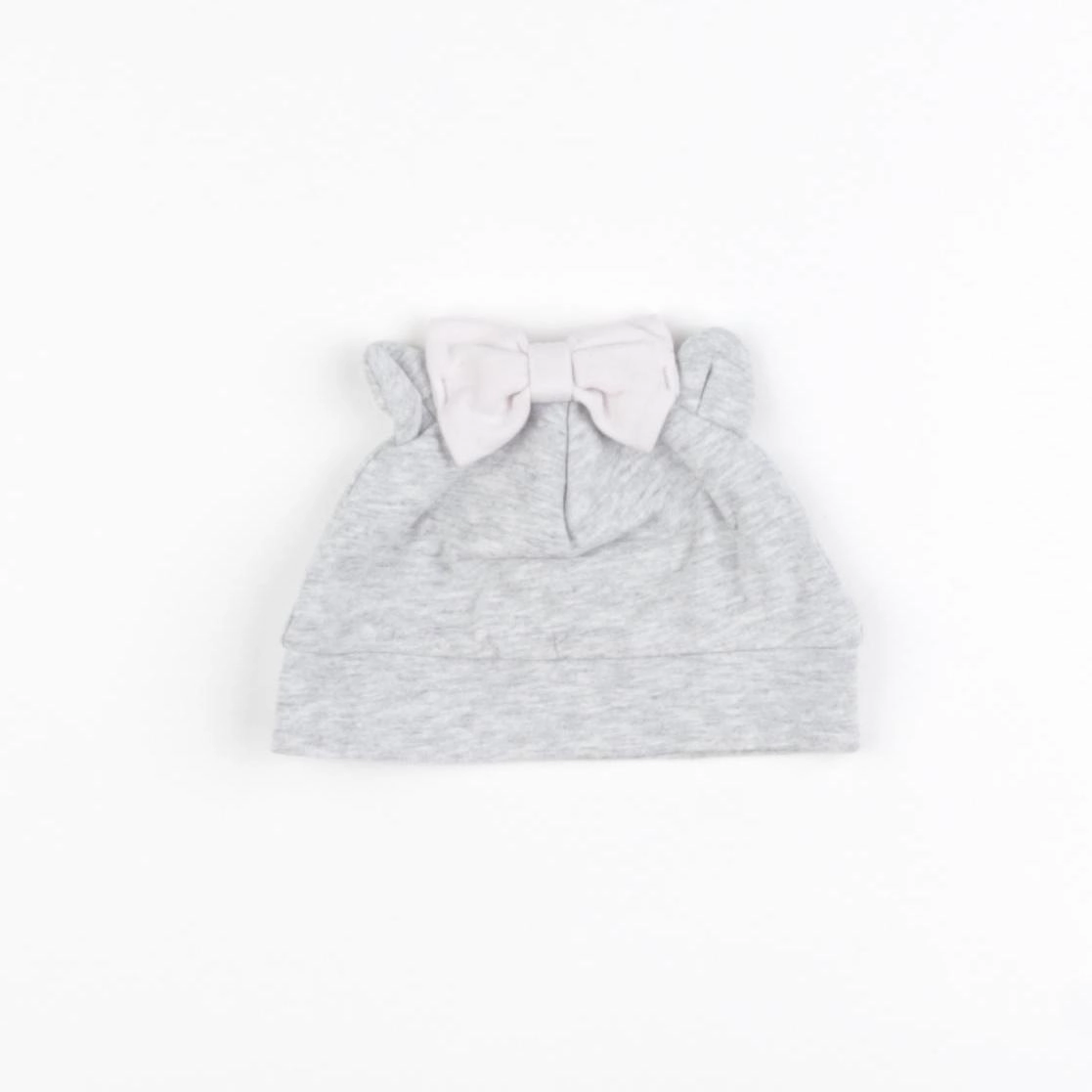 H&M - bonnet gris - 1/3 mois