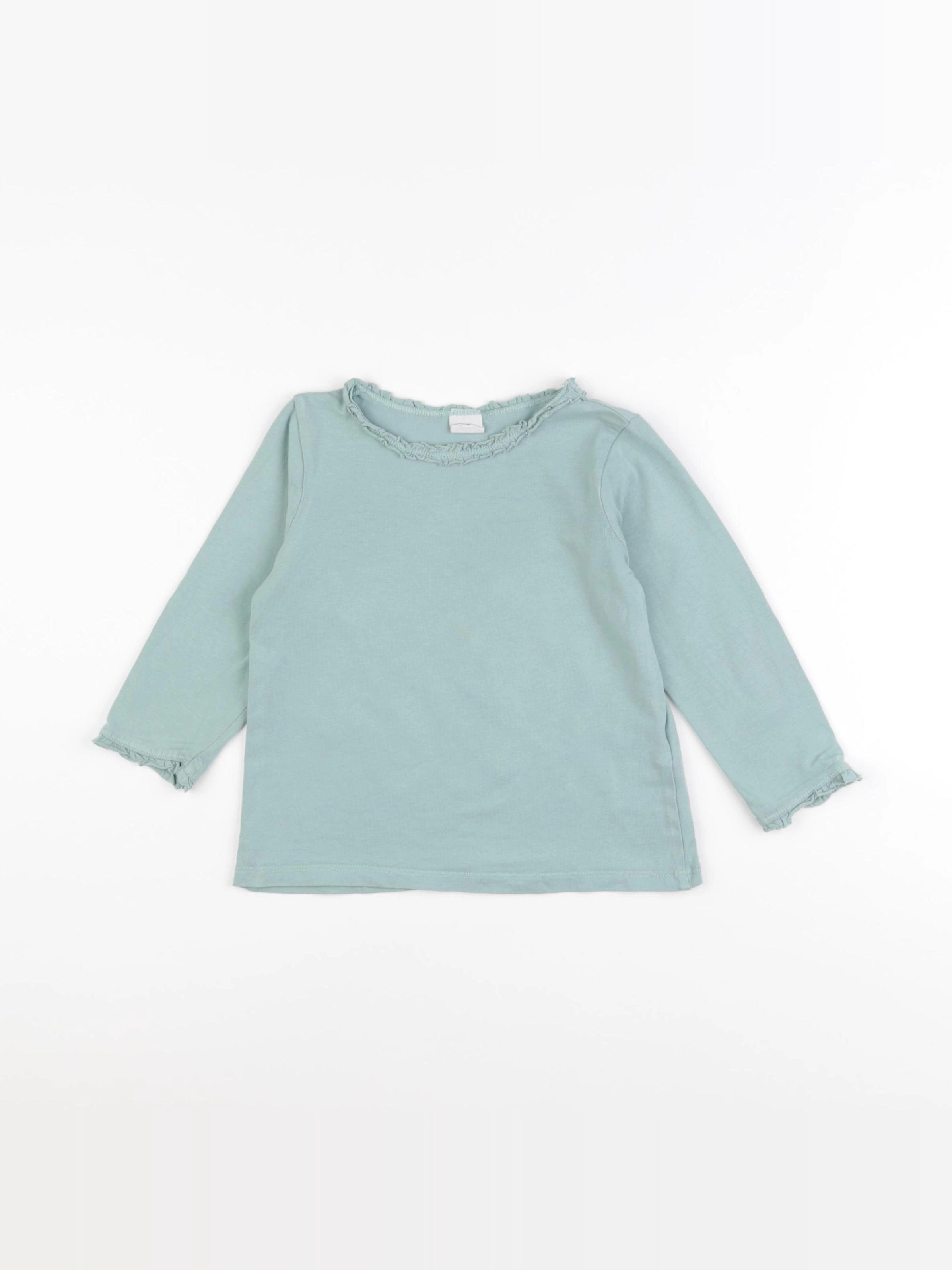 H&M - tee-shirt vert - 12/18 mois