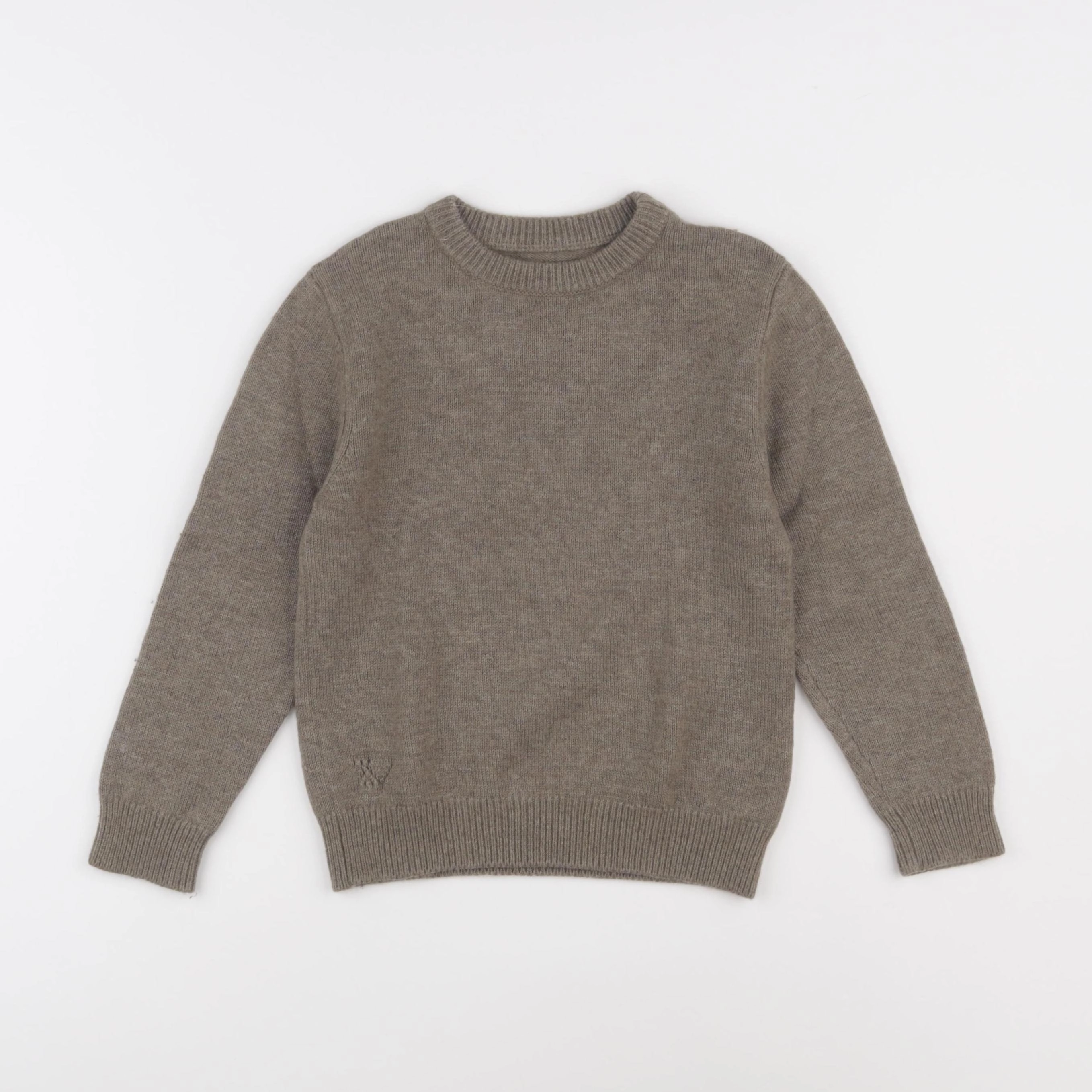 Zadig & Voltaire - pull imprimé au dos marron - 6 ans