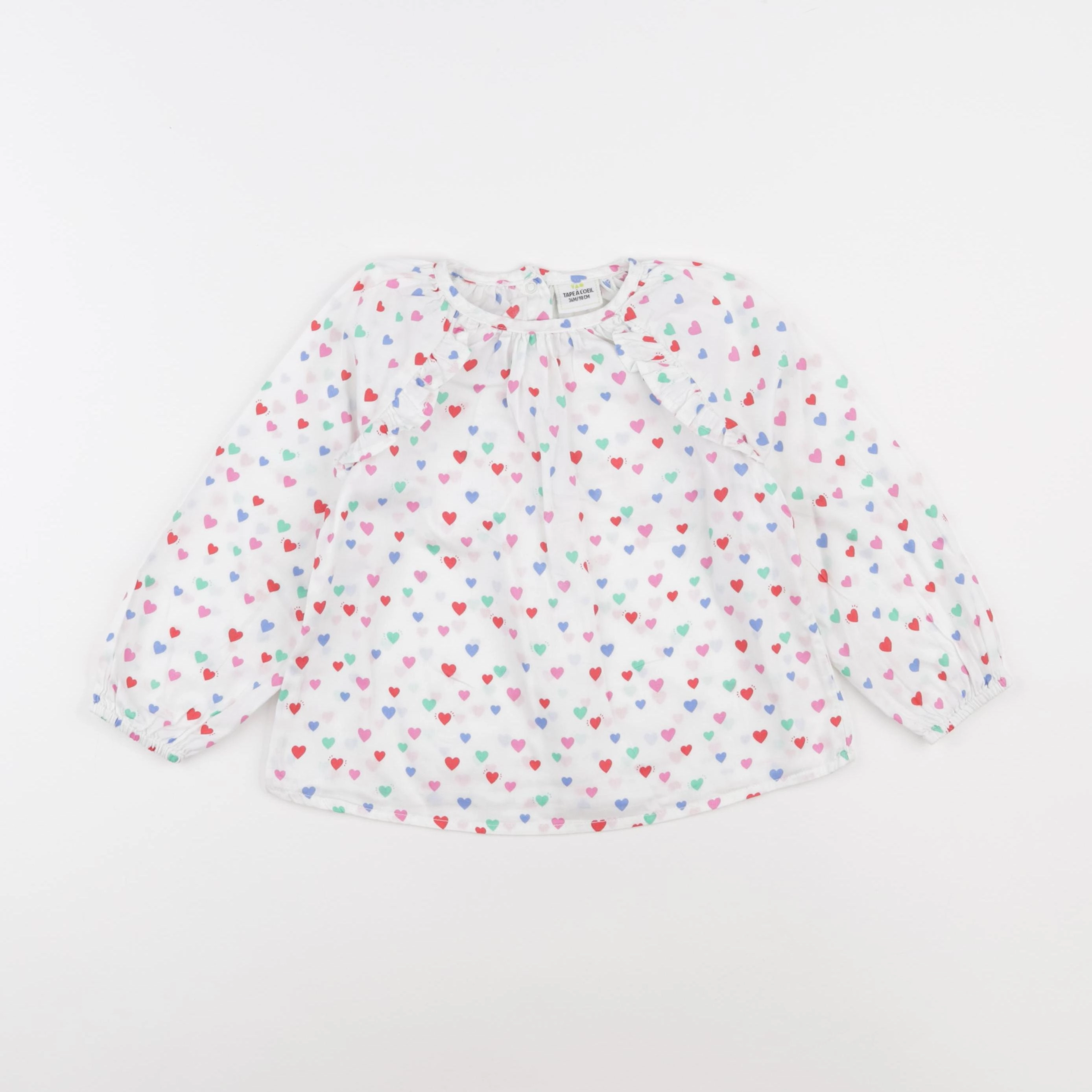 Tape à l'oeil - blouse blanc - 36 mois