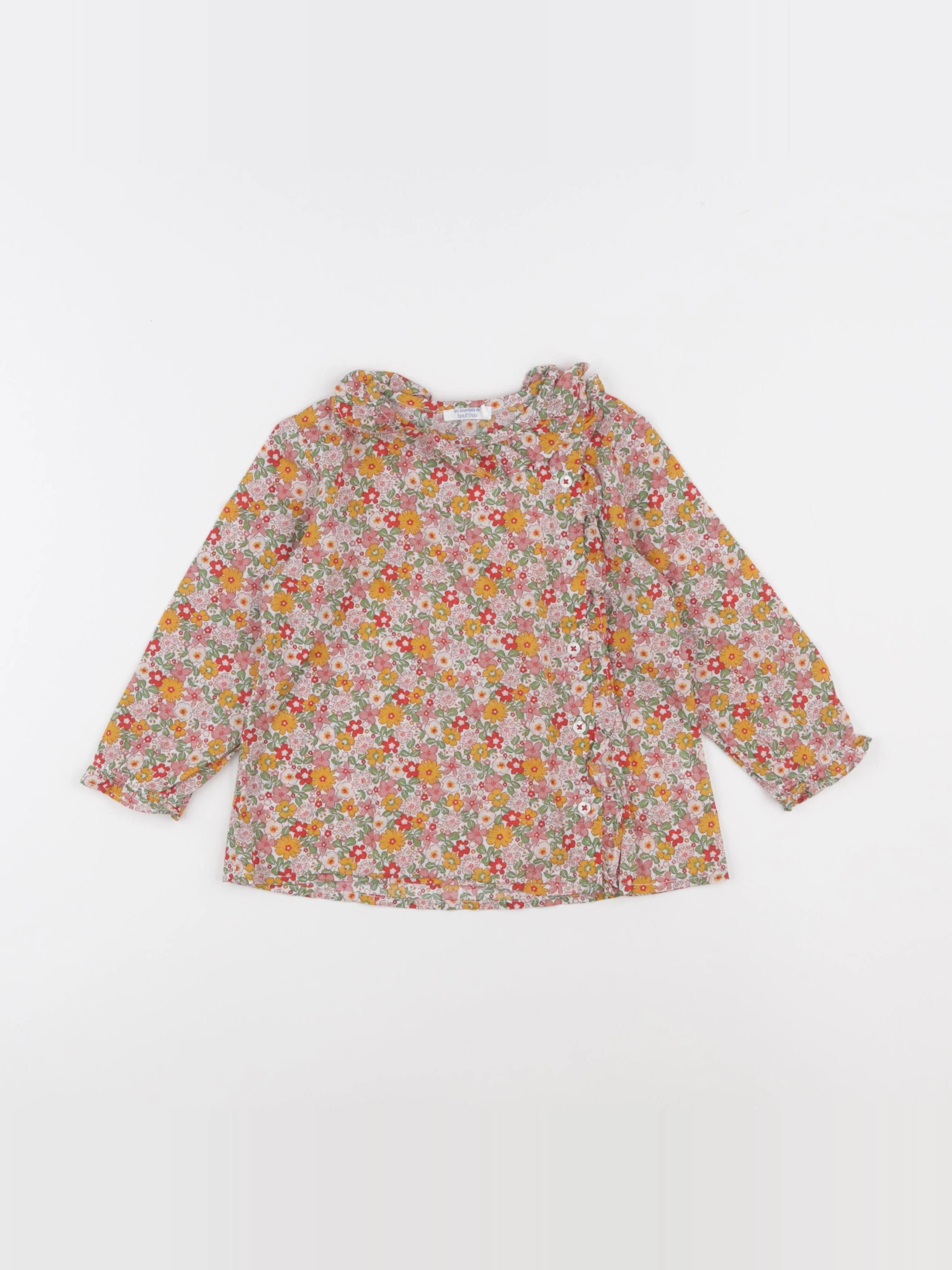 Boutchou - blouse multicolore - 24 mois