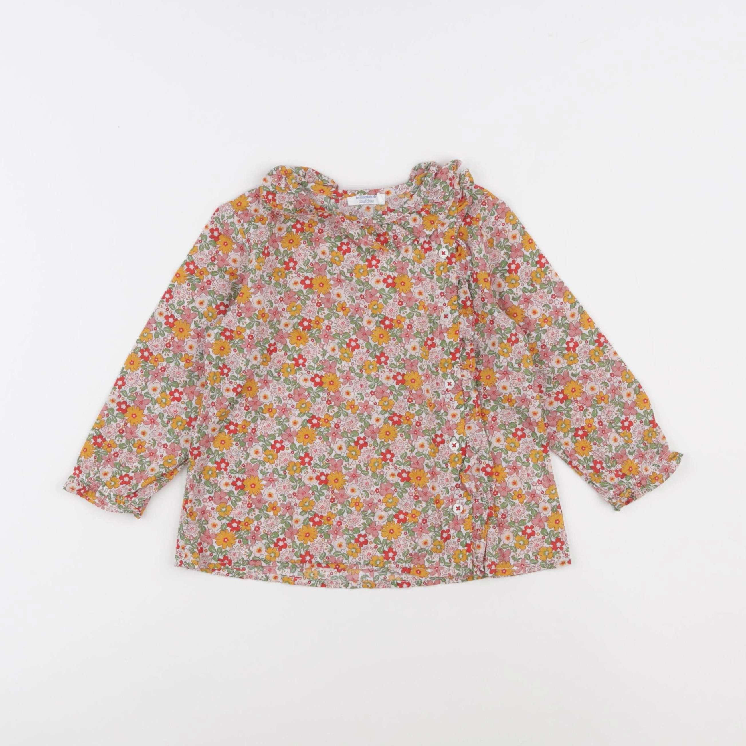 Boutchou - blouse multicolore - 24 mois