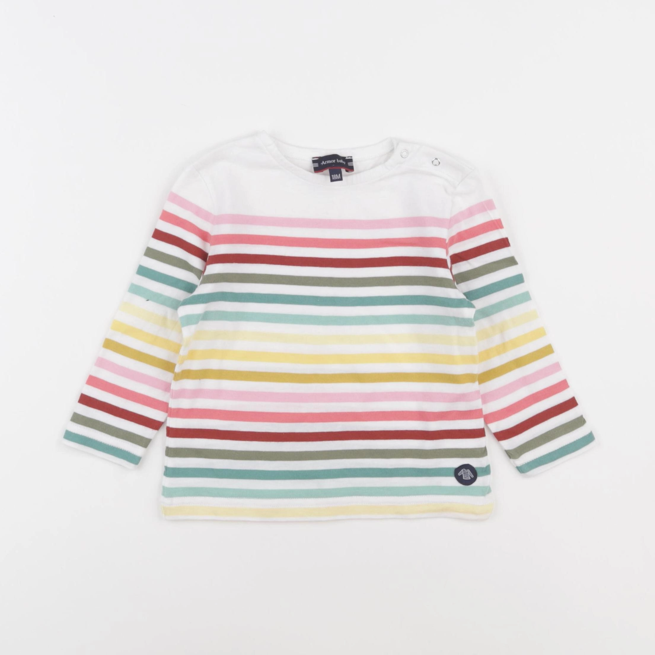 Armor Lux - tee-shirt blanc - 18 mois