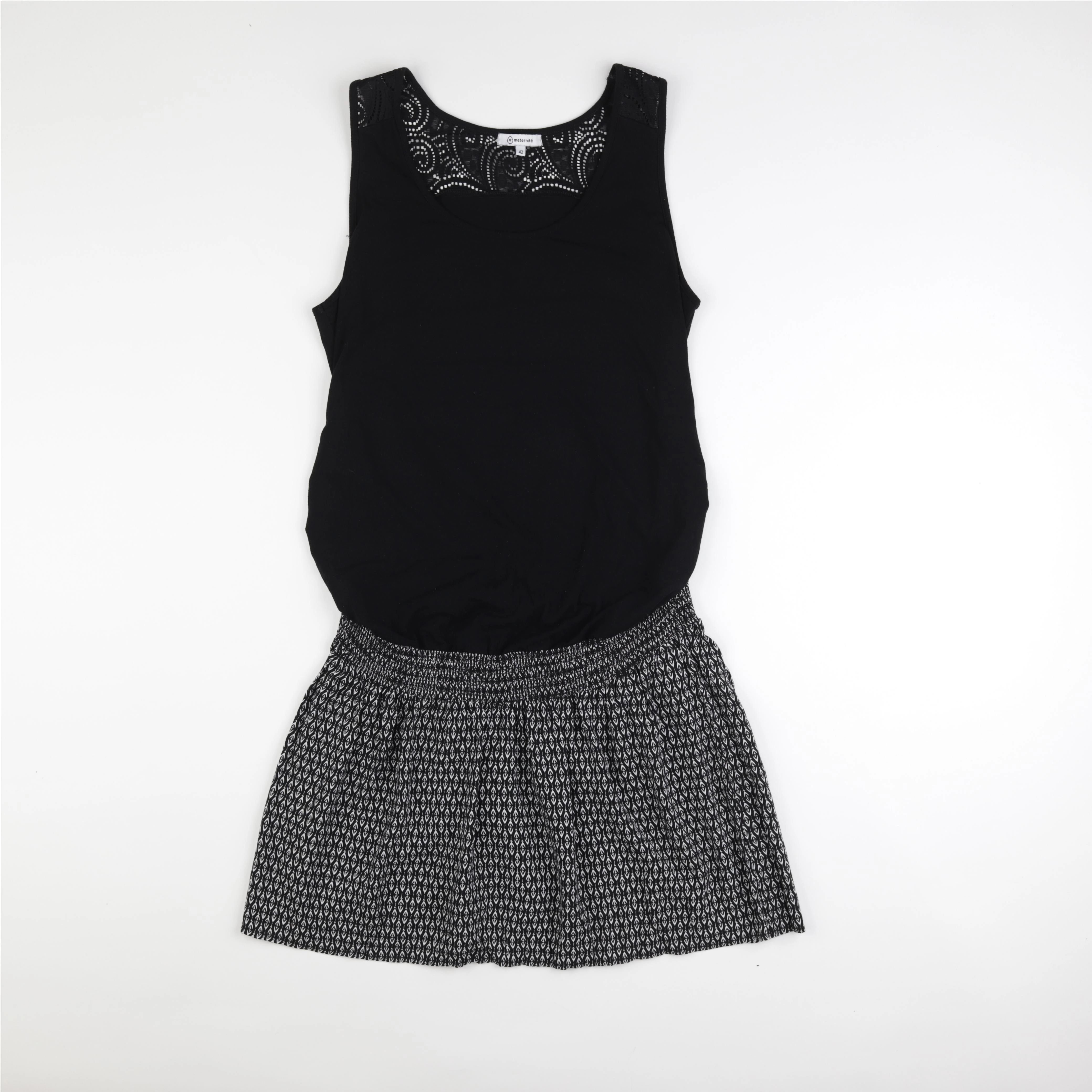 La Halle - robe grossesse noir - 42