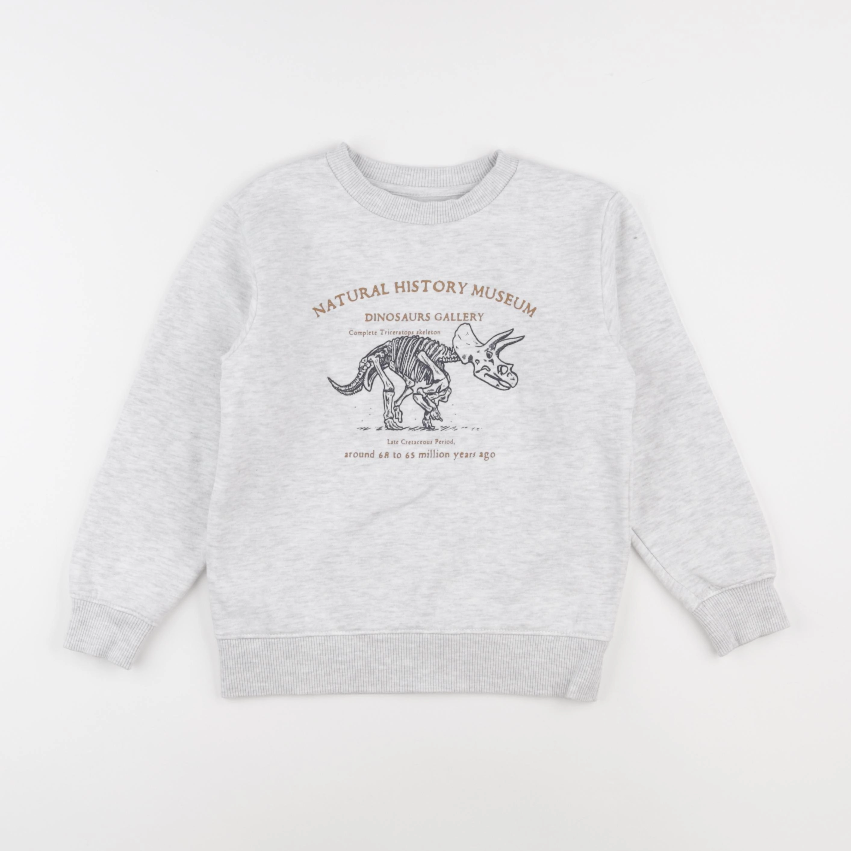 Vertbaudet - sweat gris - 8 ans